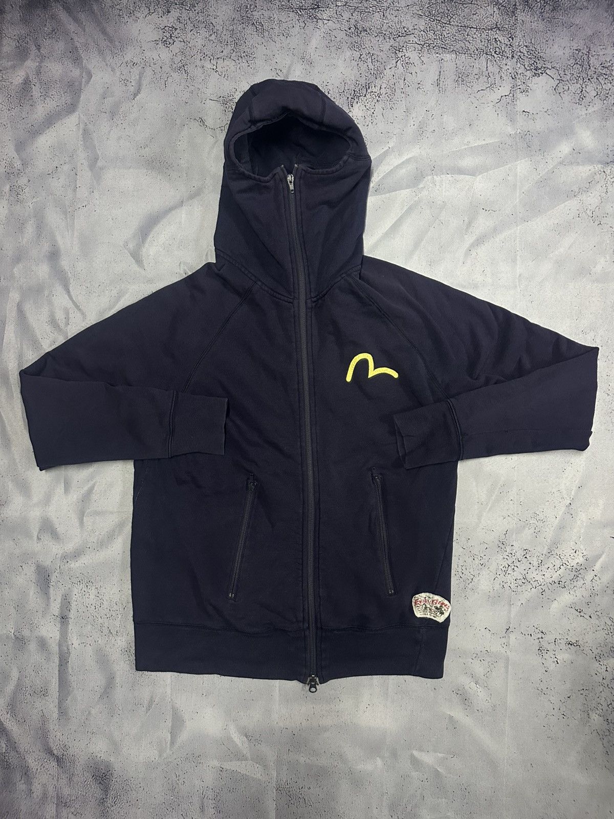 Evisu Hoodie Streetwear Retro Vintage Hip hop Drill 90's