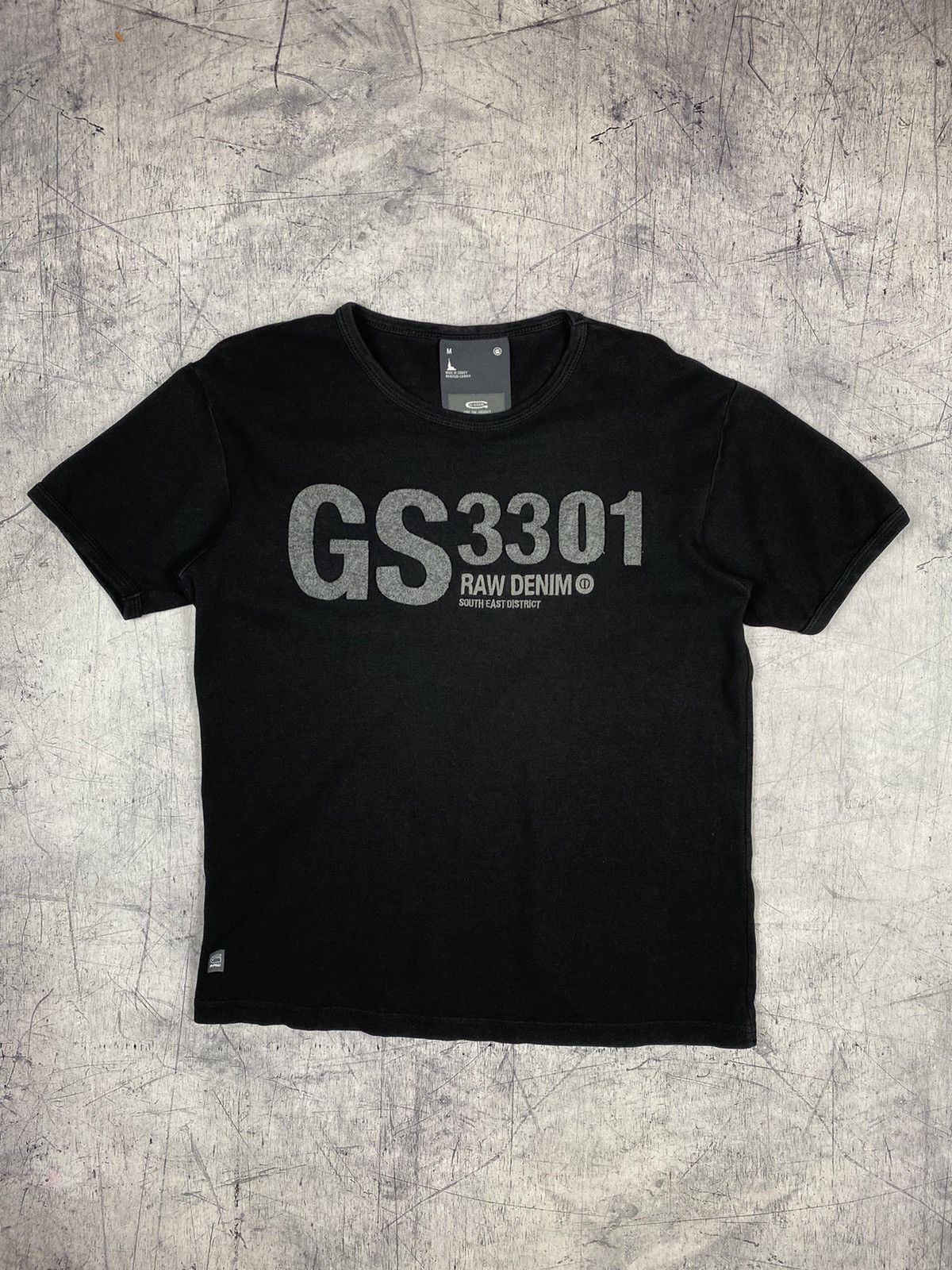 Designer × G-Star G Star Raw Big Logo Designer Abstract Tee T Shirt Size US M / EU 48-50 / 2 - 2 Thumbnail