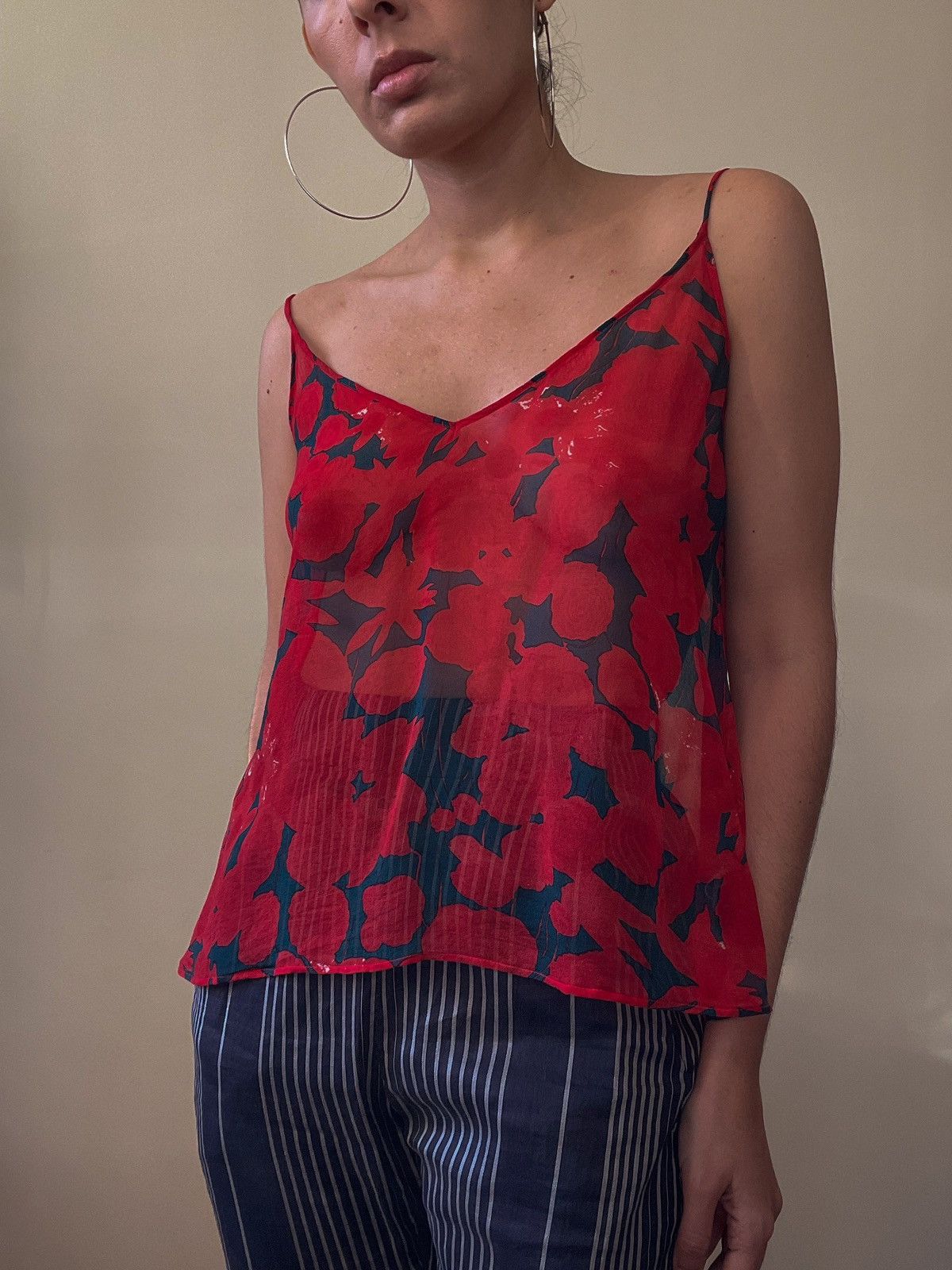 Other Preloved Kerber Silk Sheer Cami Size S / US 4 / IT 40 - 4 Thumbnail
