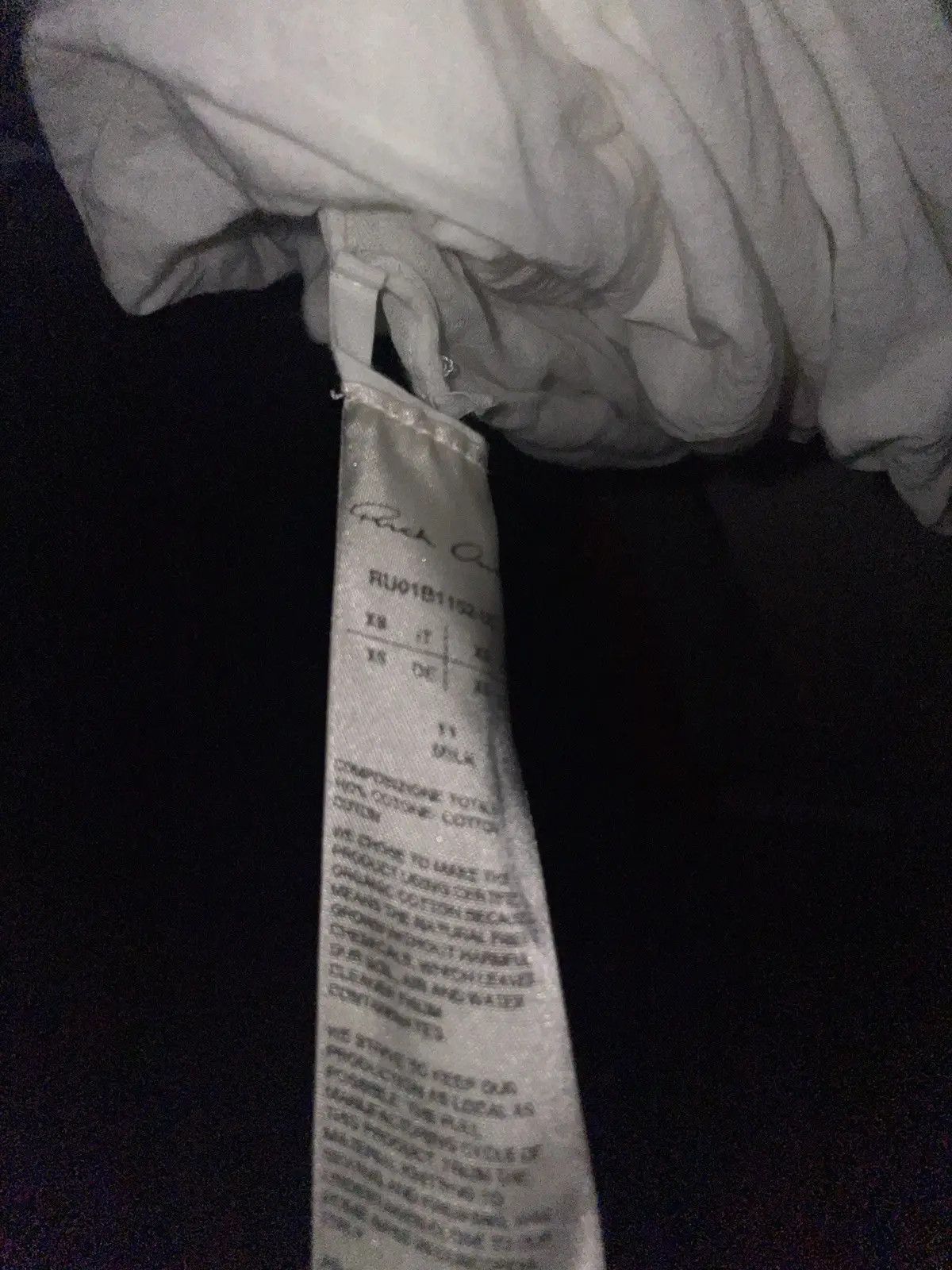 Rick Owens RICK OWENS SS/22 FOGACHINE DOUBLE LAYER SCARIFICATION TEE Size US XS / EU 42 / 0 - 6 Thumbnail