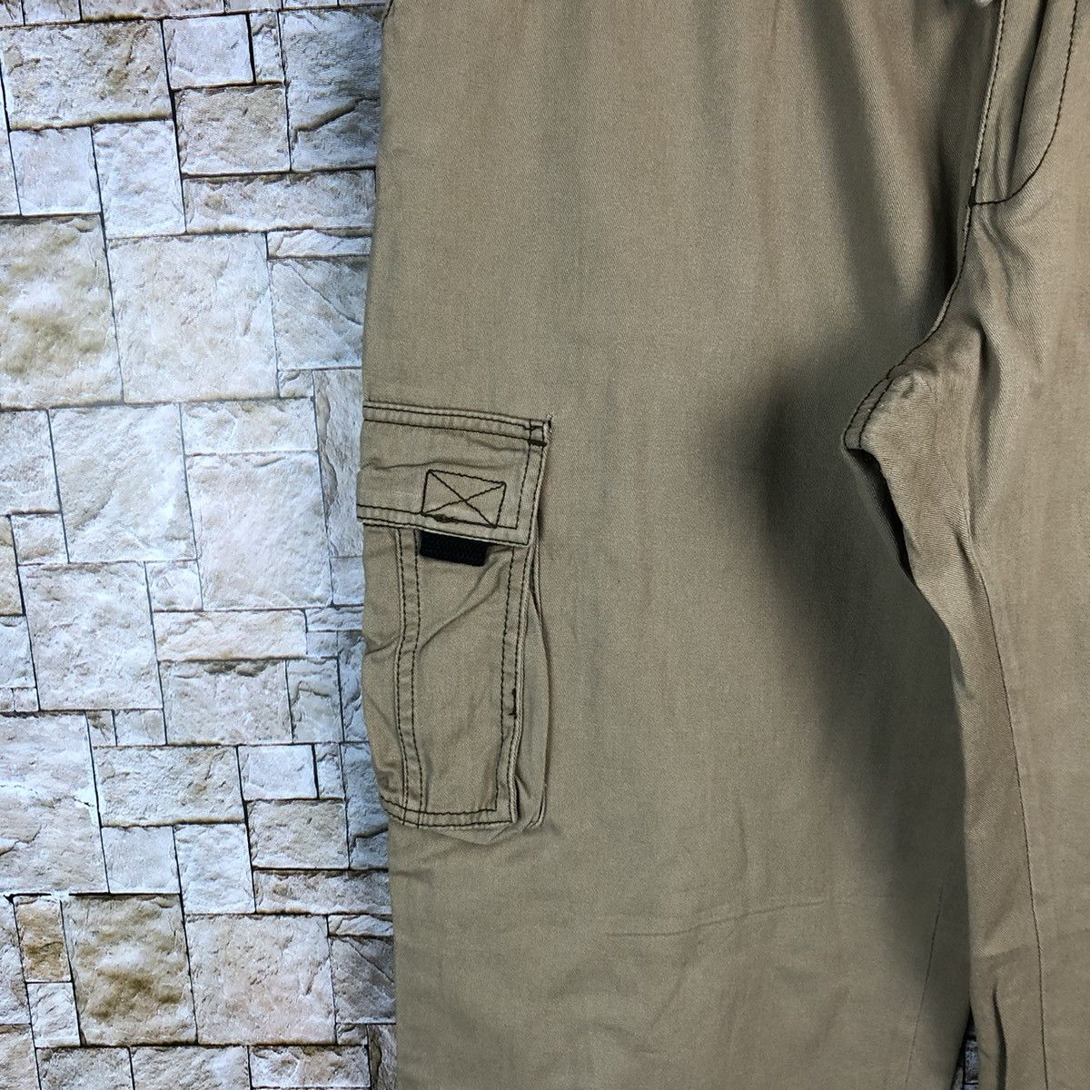 Converse Converse Brown Cargo jogger utility Multipocket Pants #A635 Size US 33 - 9 Thumbnail