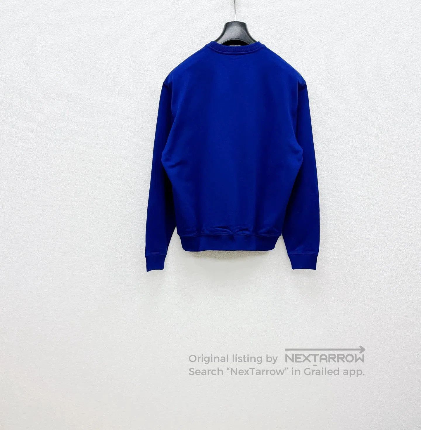 Versace versace embroidered sweatshirt in blue. Size US S / EU 44-46 / 1 - 1 Thumbnail