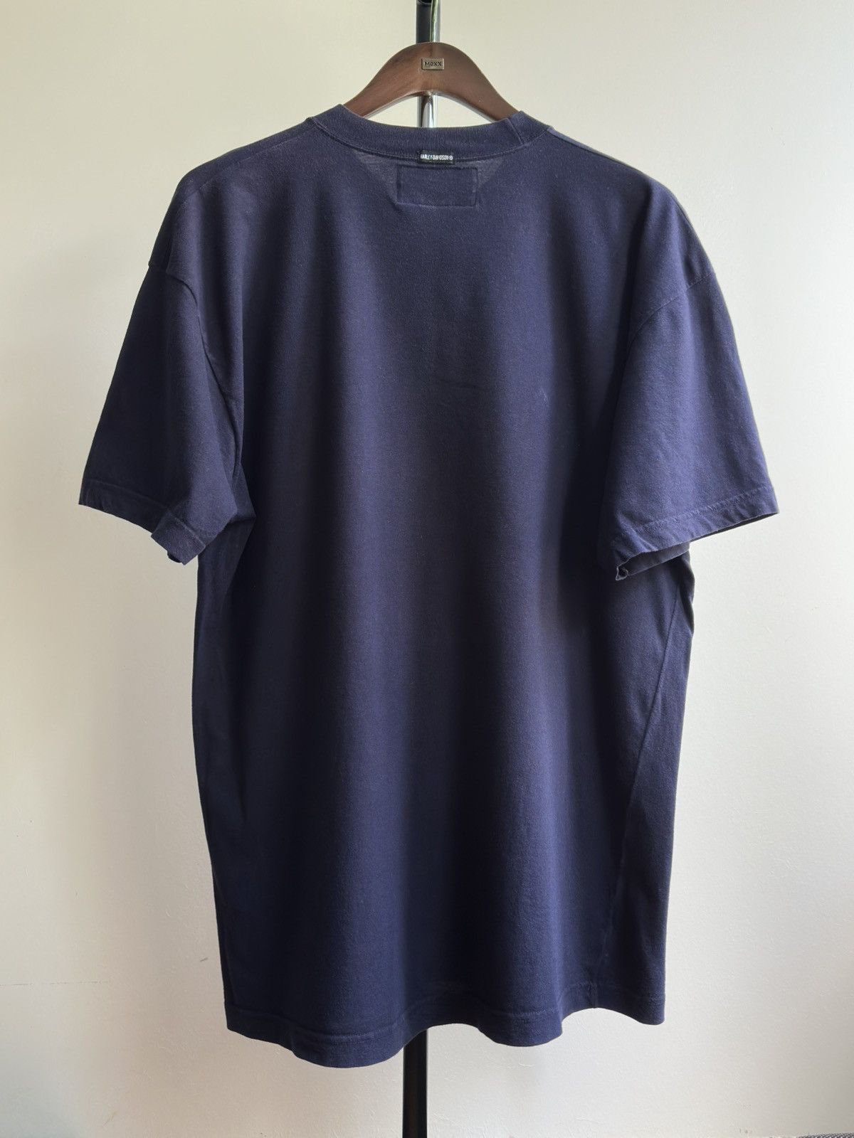 Harley Davidson Vintage Harley Davidson Reflective Big Logo Tee Size US XL / EU 56 / 4 - 7 Thumbnail