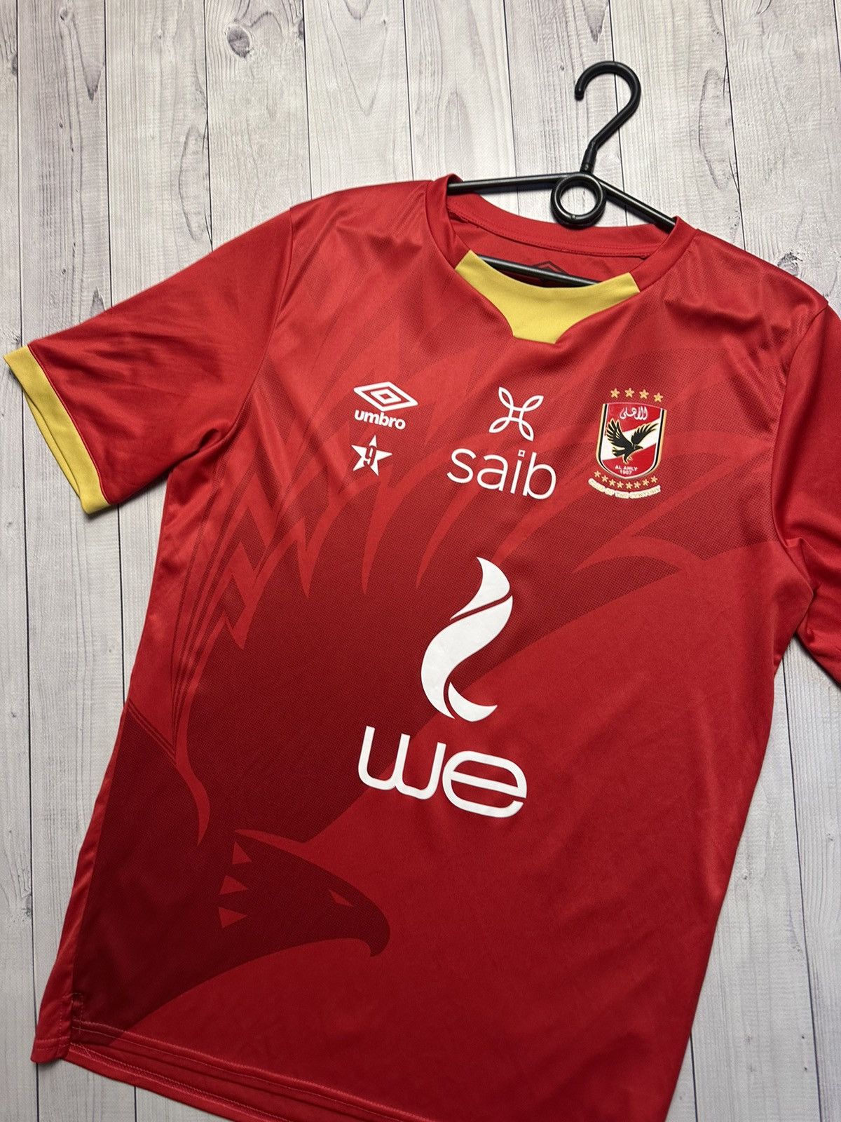 Umbro Al Ahly soccer jersey Umbro size L rare Red Size US L / EU 52-54 / 3 - 2 Thumbnail