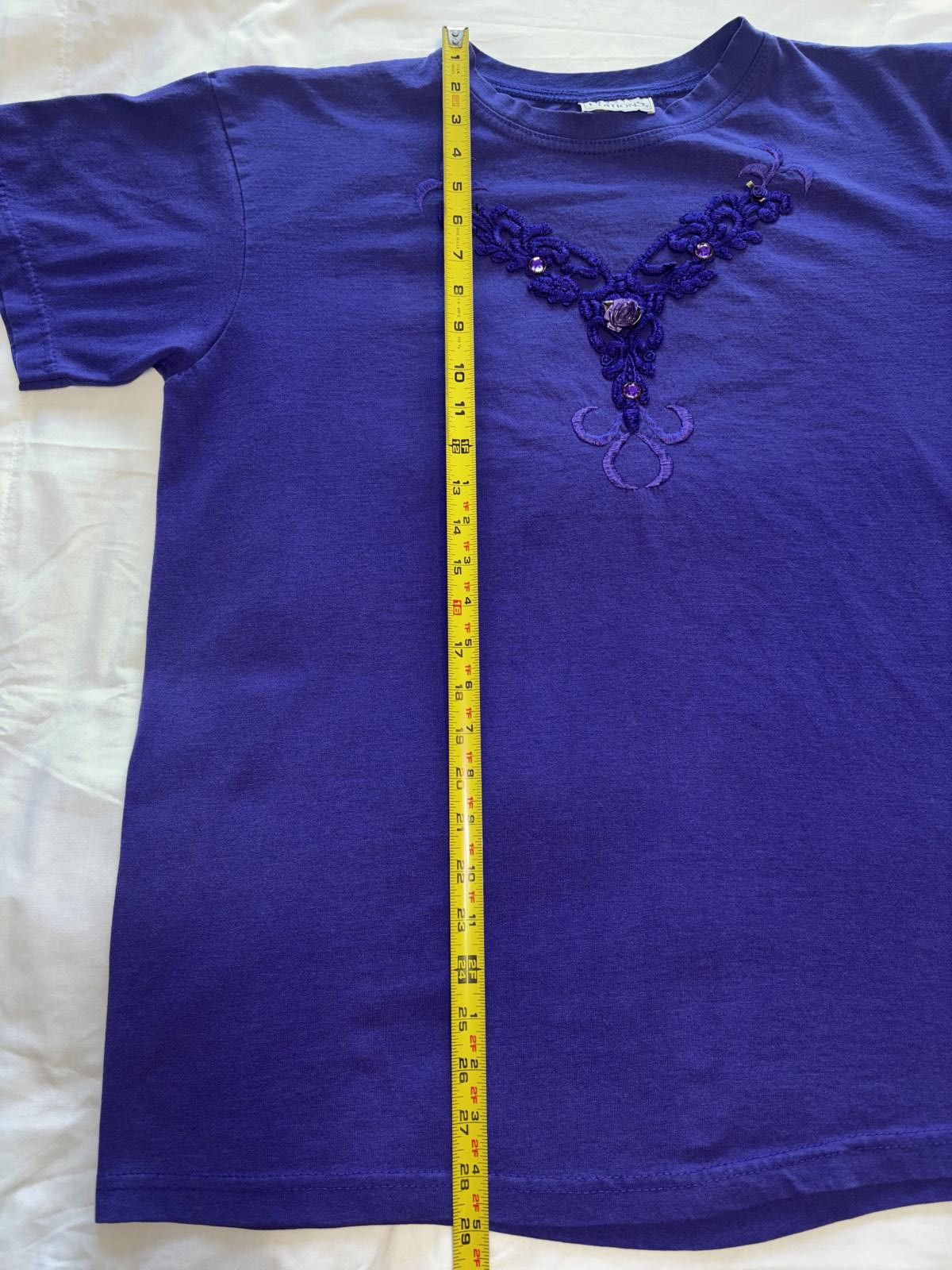 Basic Editions Vintage Basic Editions Purple T-Shirt Size L / US 10 / IT 46 - 9 Thumbnail