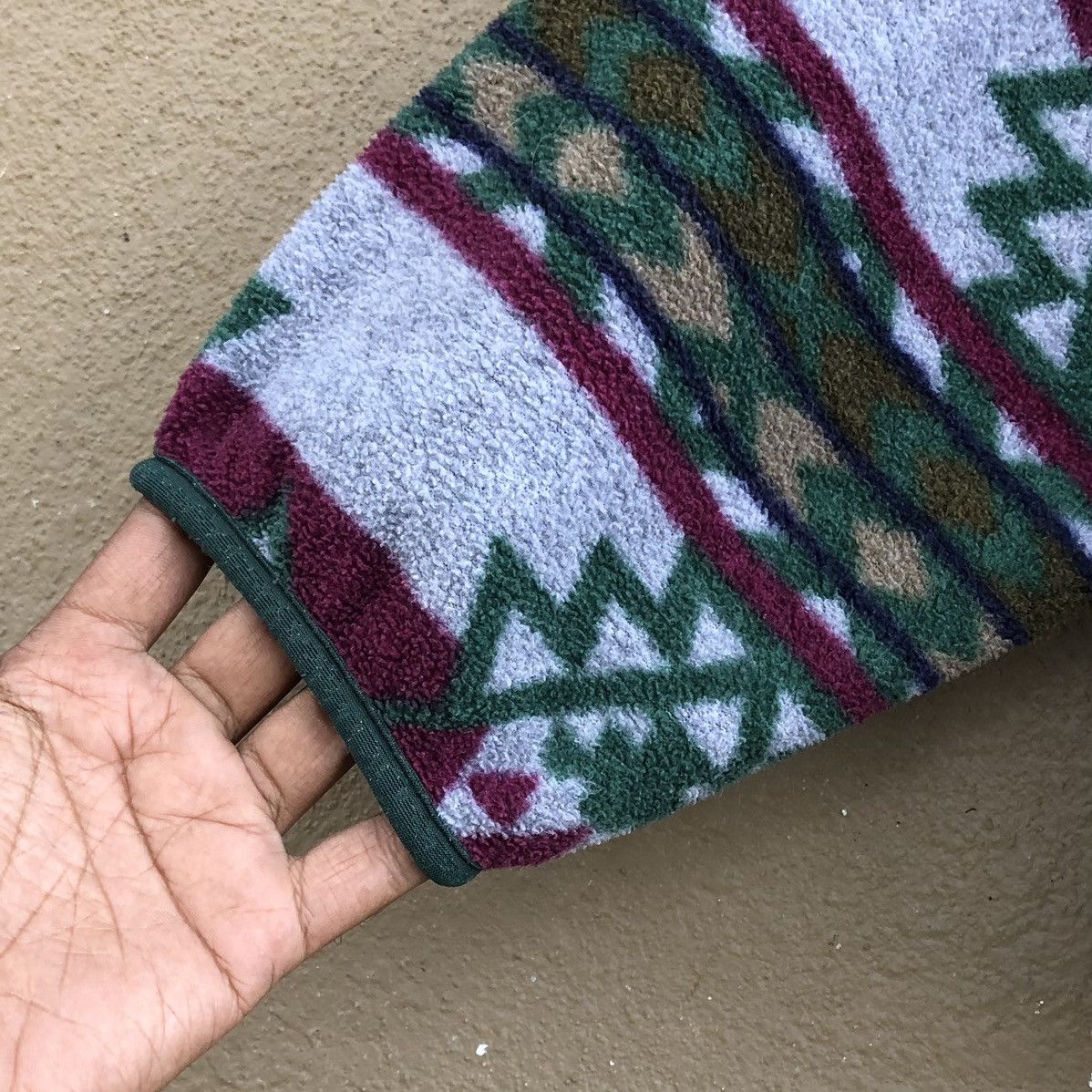 Woolrich Woolen Mills VTG Woolrich Fleece Aztec Half Zip Sweater Made In 🇺🇸 USA Size US S / EU 44-46 / 1 - 6 Thumbnail