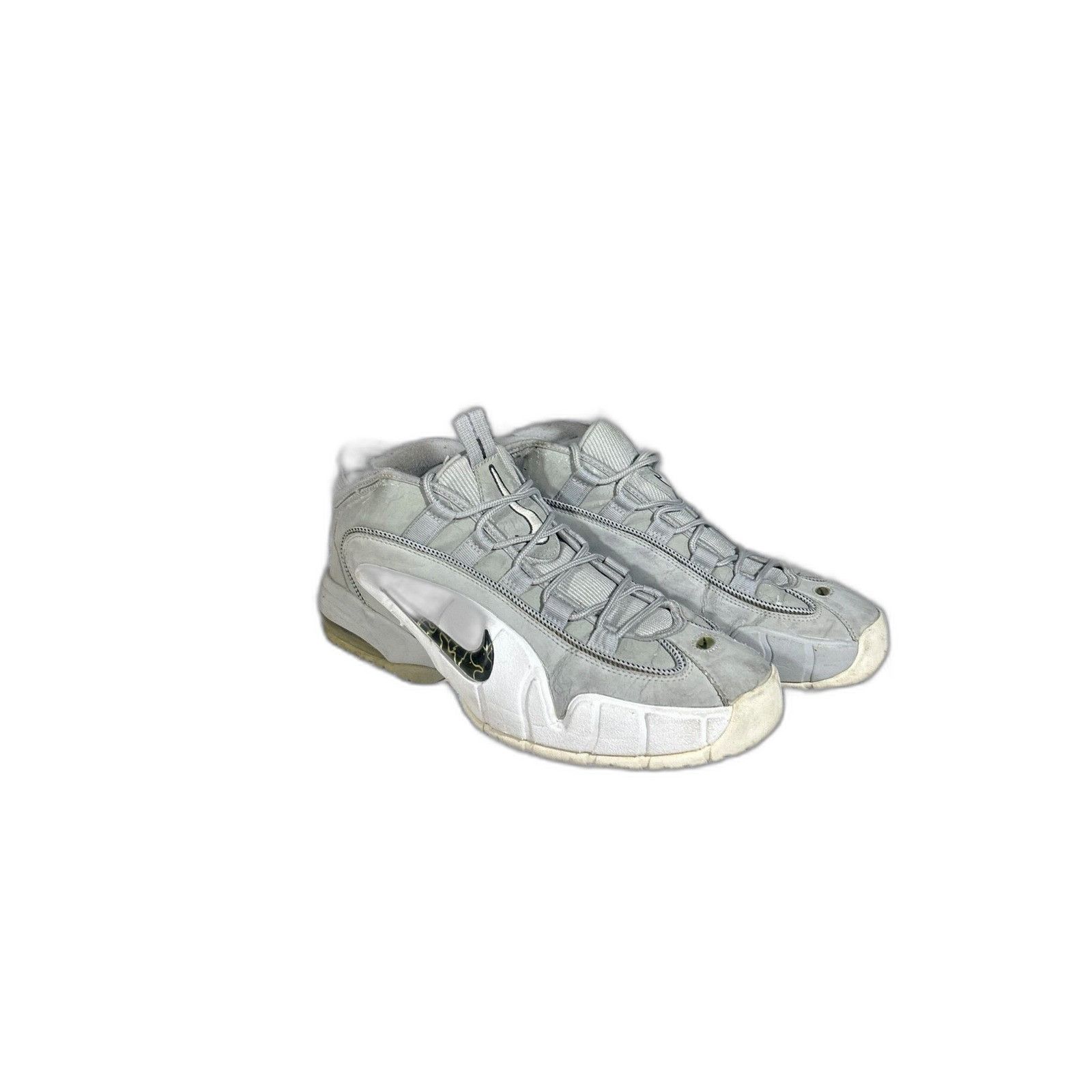 Nike 2011 Nike Air Max Penny I Wolf Gray/White Sneakers Shoes 311 Size US 12 / EU 45 - 1 Thumbnail