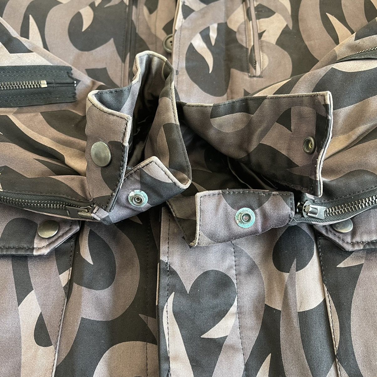 Number (N)ine AW2004 'Give Peace A Chance' Tribal Heart Camo Down Jacket Size US M / EU 48-50 / 2 - 11 Thumbnail