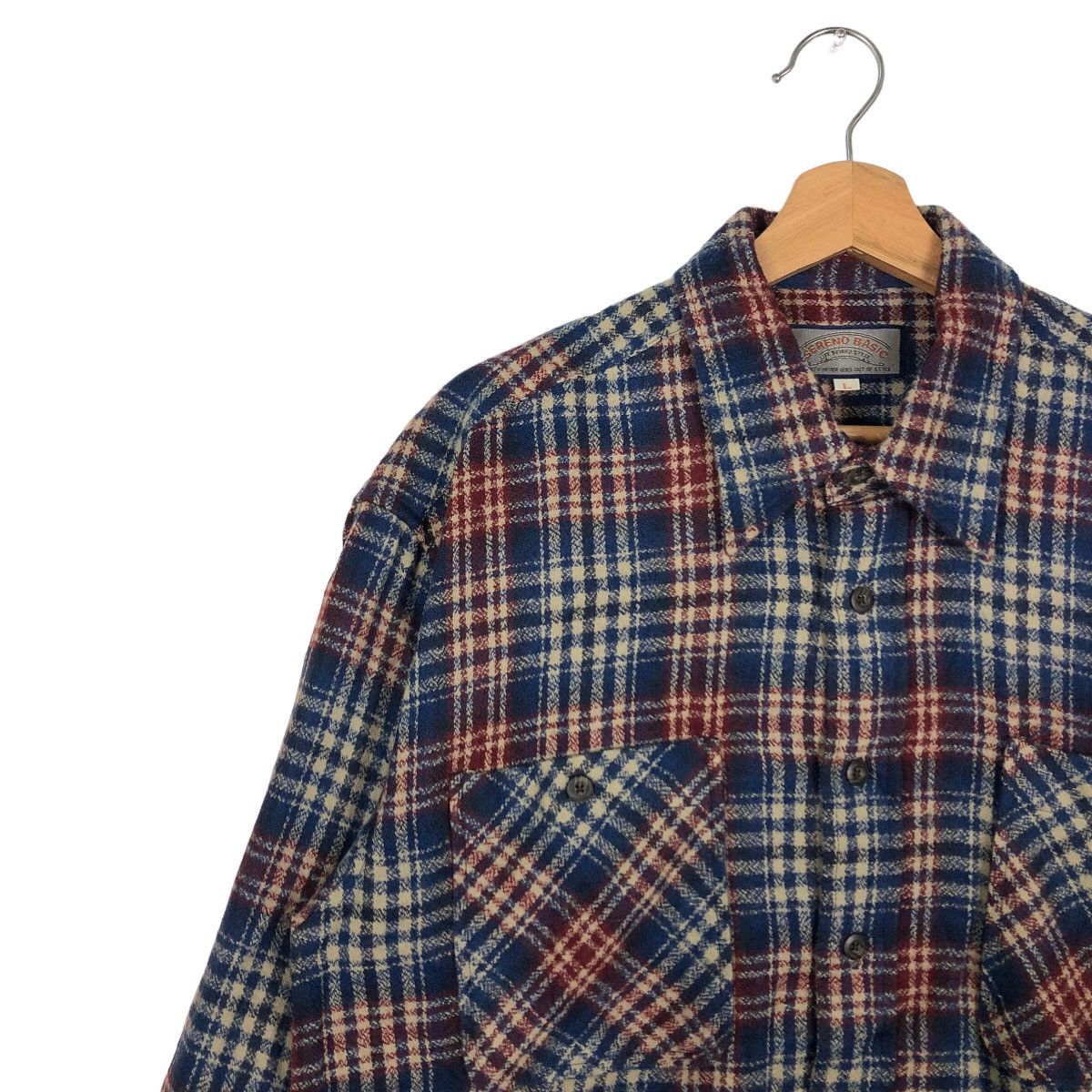 Flannel 🔥90s Sereno Basic Issey Miyake Flannel Jacket Tartan Design Size US L / EU 52-54 / 3 - 7 Thumbnail