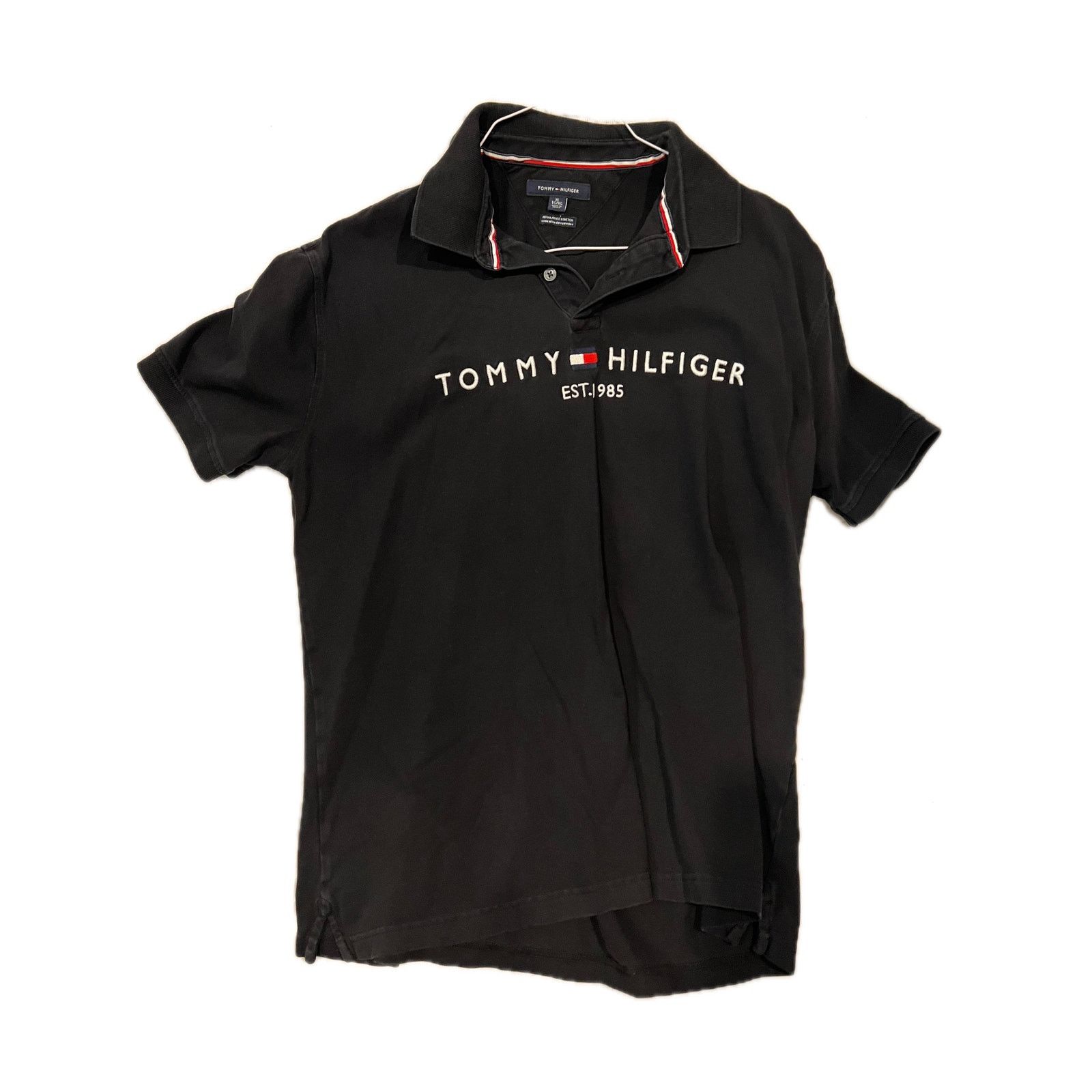 Tommy Hilfiger Tommy Hilfiger Black Polo Shirt Mens XL Size US XL / EU 56 / 4 - 1 Thumbnail