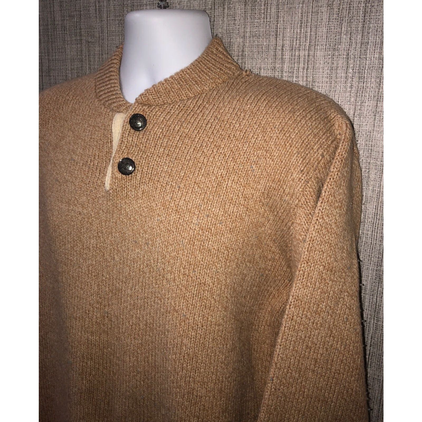 Vintage VINTAGE Fargo Custom Collection Sweater L Beige Acrylic/Polyester Men 21” Pit 2 Button Up Size US L / EU 52-54 / 3 - 3 Thumbnail
