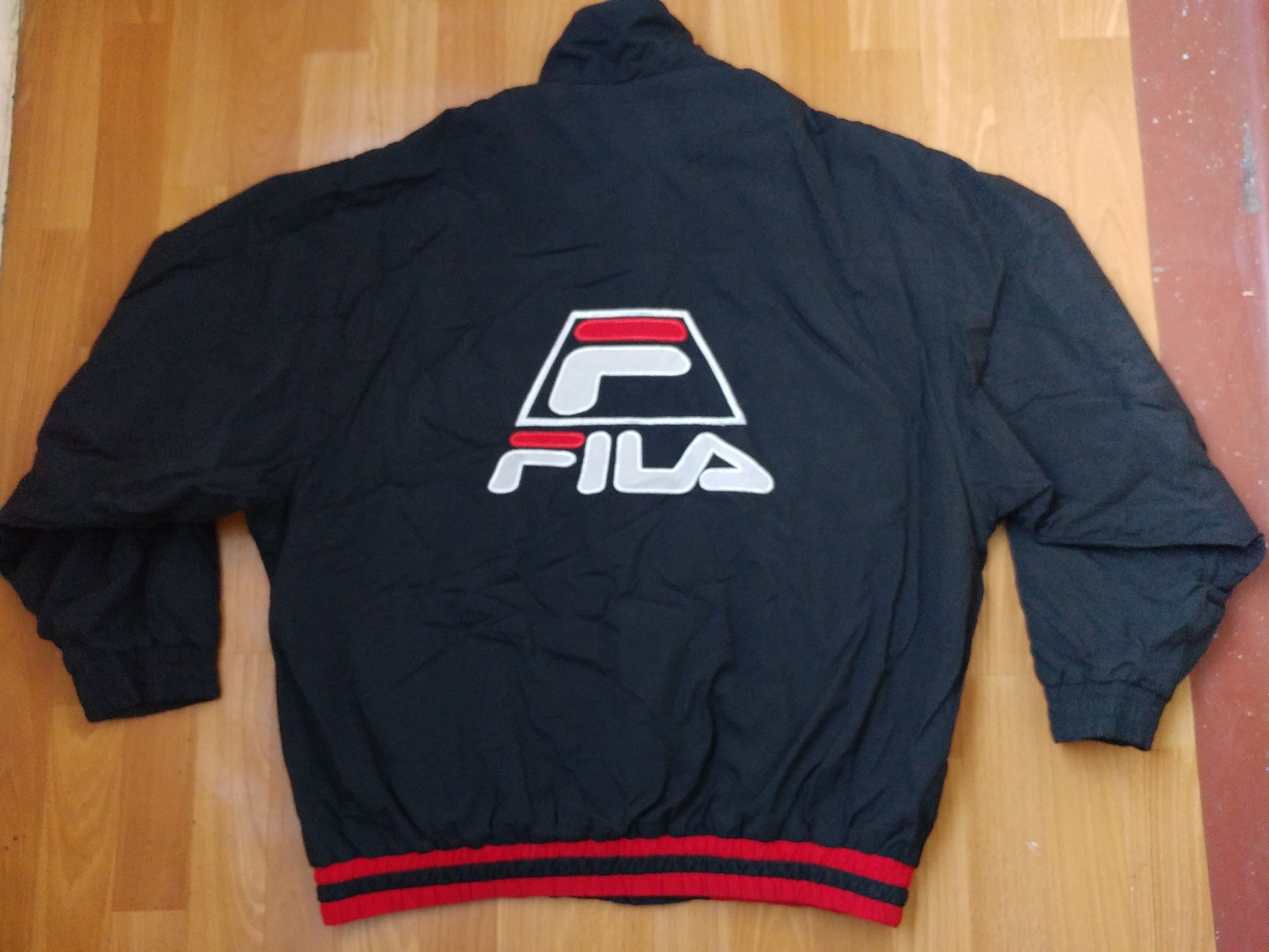 Fila FILA jacket, black, vintage, 90s hip hop windbreaker size XL Size US XL / EU 56 / 4 - 2 Thumbnail