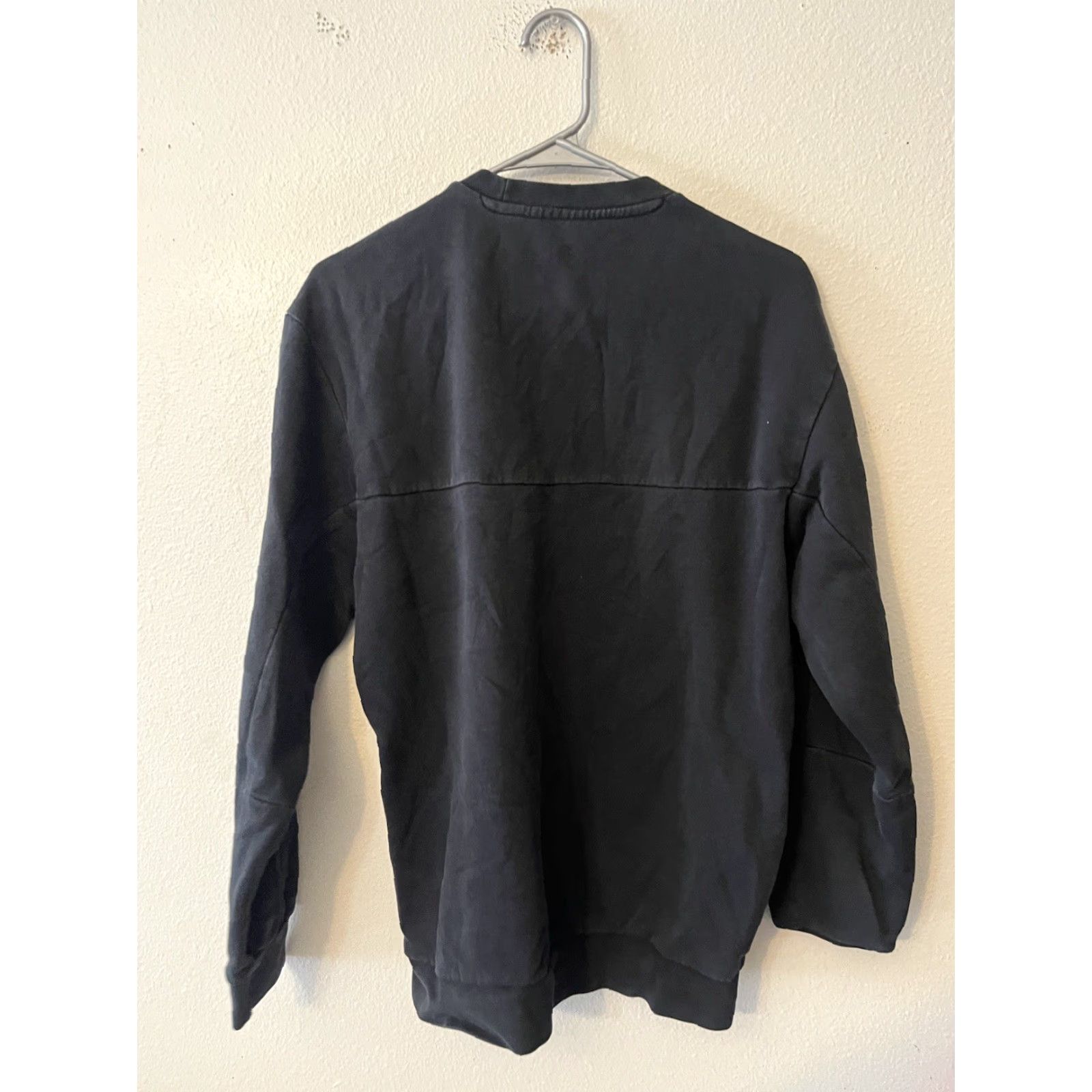 Adidas Adidas Men’s Crew Neck Essential Black Pullover Sweatshirt Size Small Size US S / EU 44-46 / 1 - 2 Thumbnail