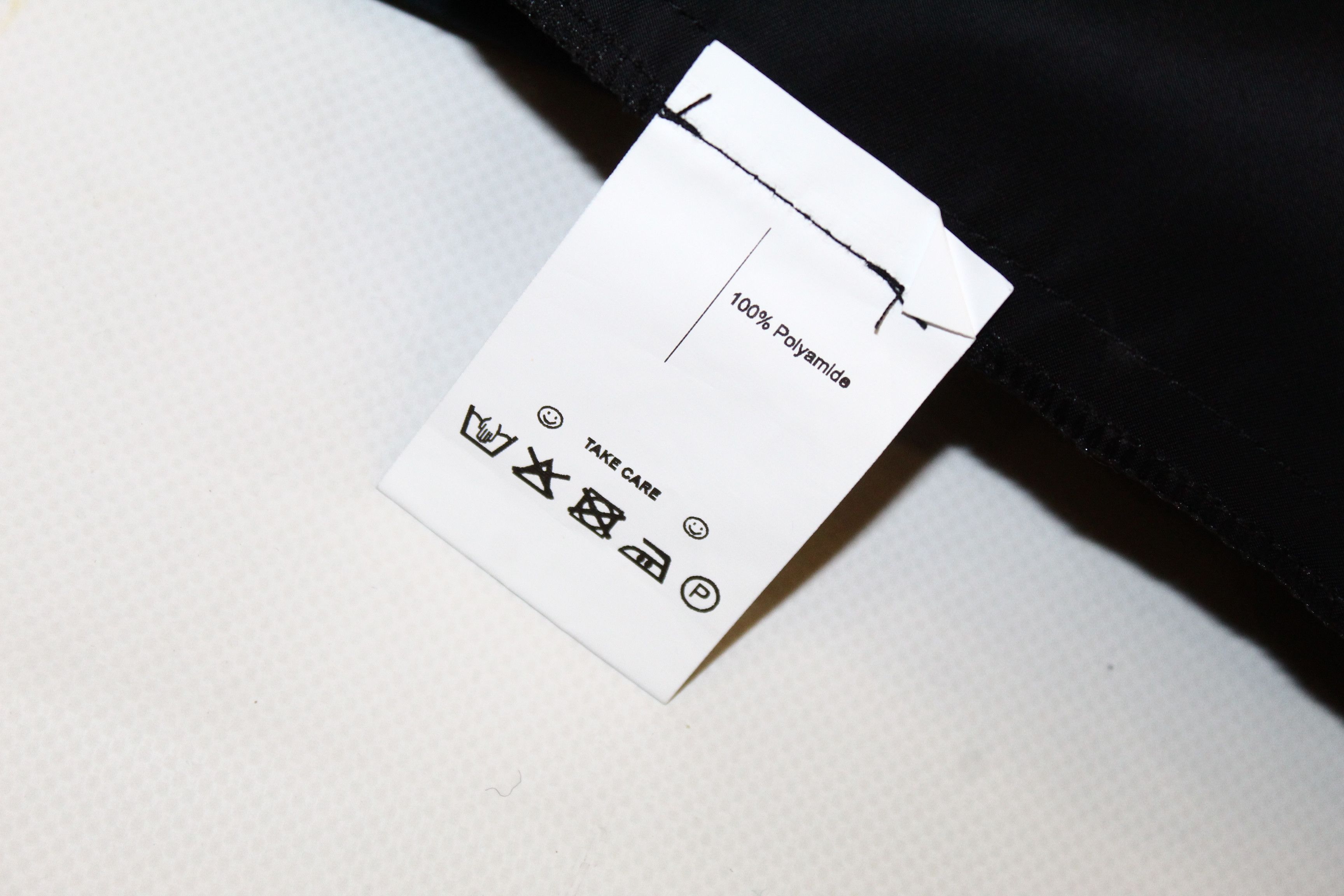 Andrea Crews Andrea Crews 100% Polyamide Logo Taped Pants Size US 31 - 10 Thumbnail