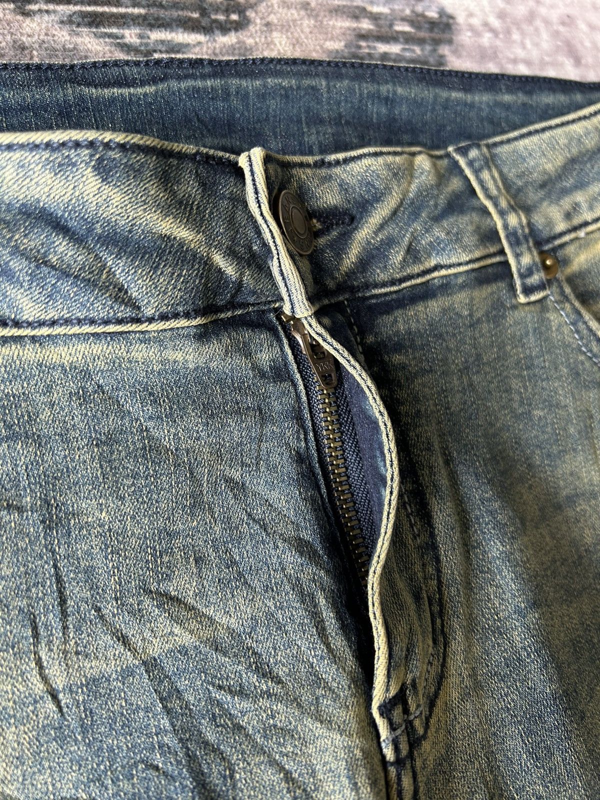 Tornado Mart Y2K Super Flared Amr Jeans Size US 31 - 7 Thumbnail