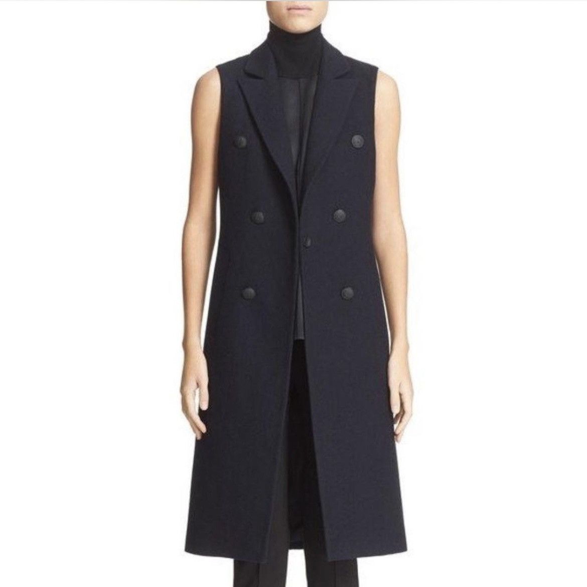 Rag & Bone Rag & Bone Navy Faye longline vest Size S / US 4 / IT 40 - 1 Thumbnail