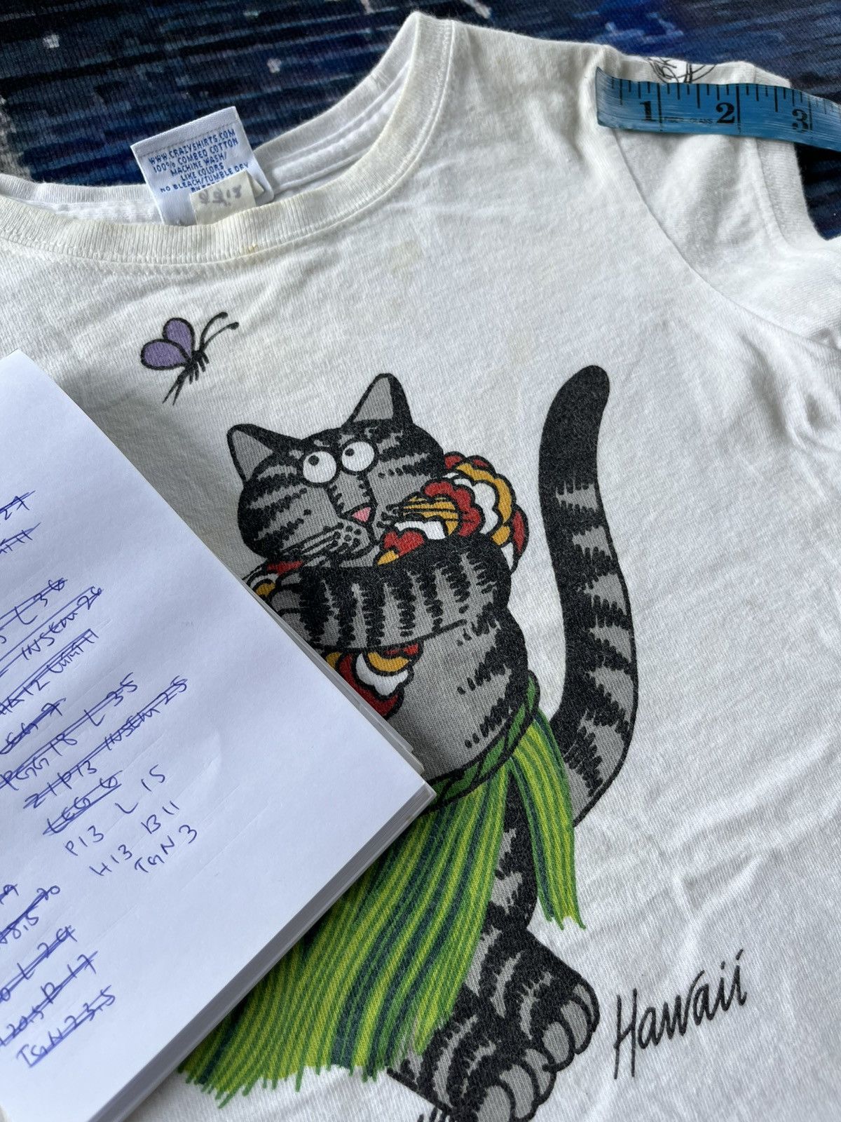 Vintage 🔥Vintage crazy shirts double side hawaiian cat tee Size XS / US 0-2 / IT 36-38 - 9 Thumbnail