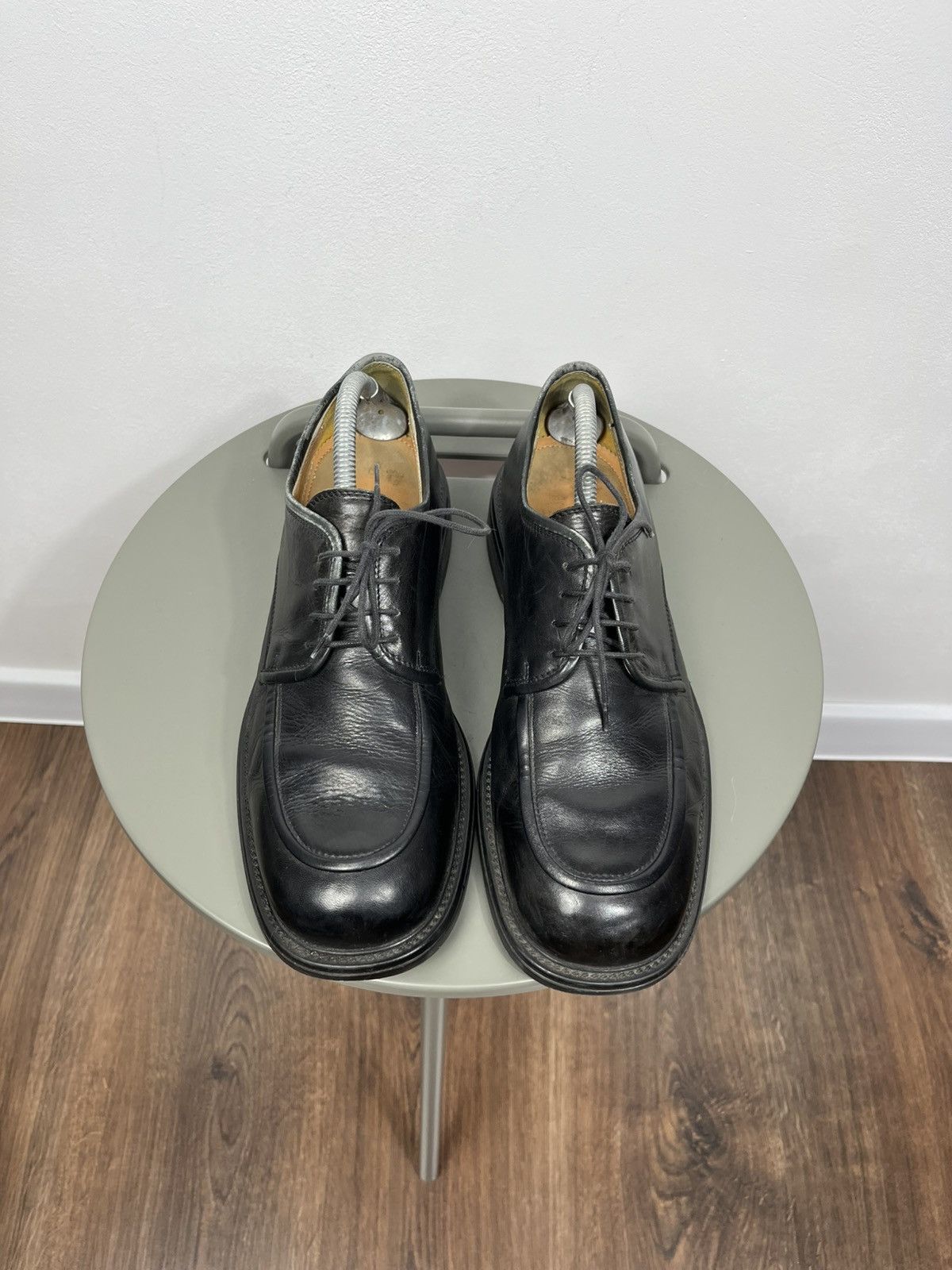 Clarks Clarks Black Leather Derby Shoes Men’s 9.5 Size US 9.5 / EU 42-43 - 12 Thumbnail