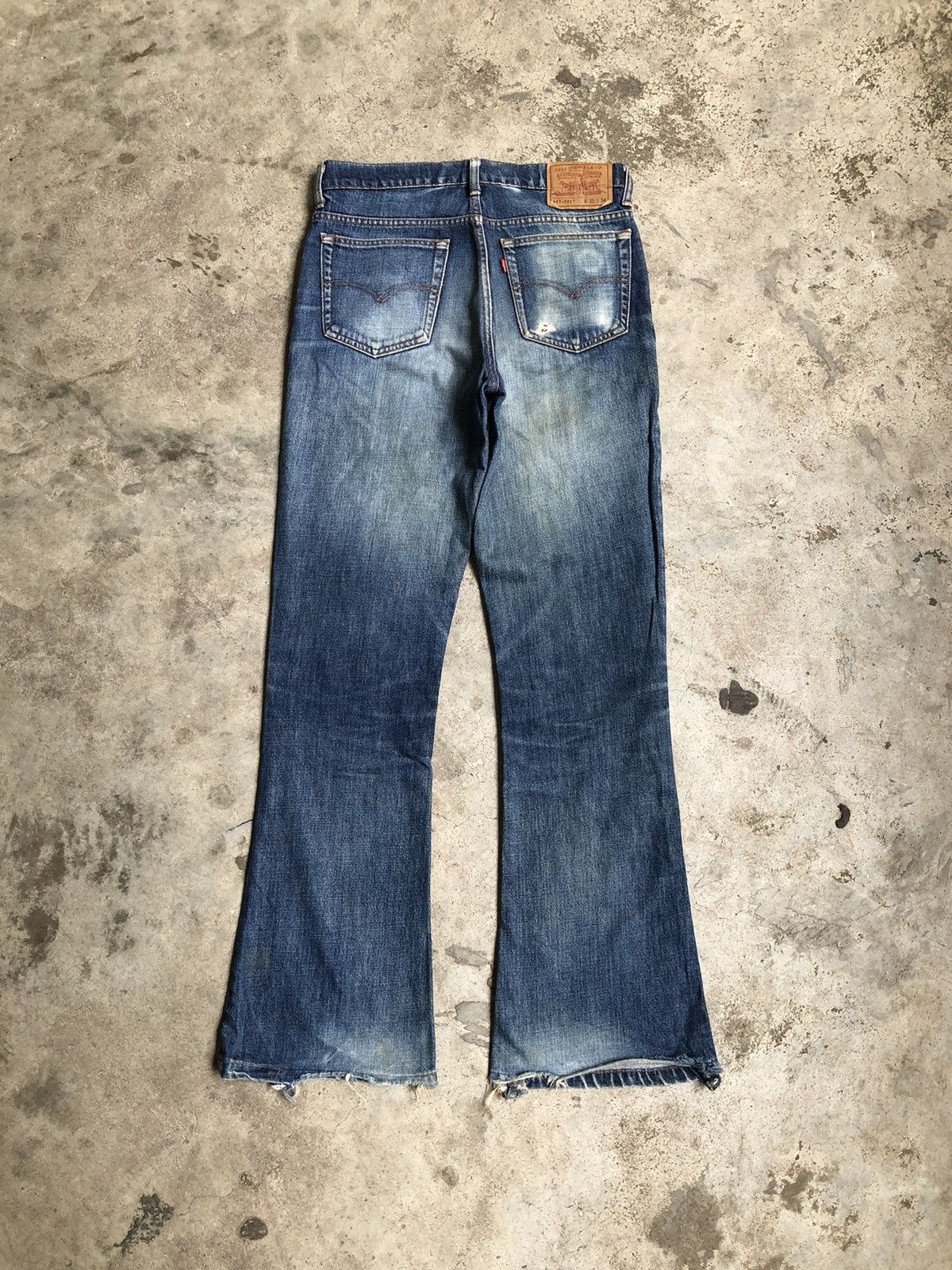 Levi's Levis 217 repairing work with patchwork and boro Size US 30 / EU 46 - 2 Thumbnail