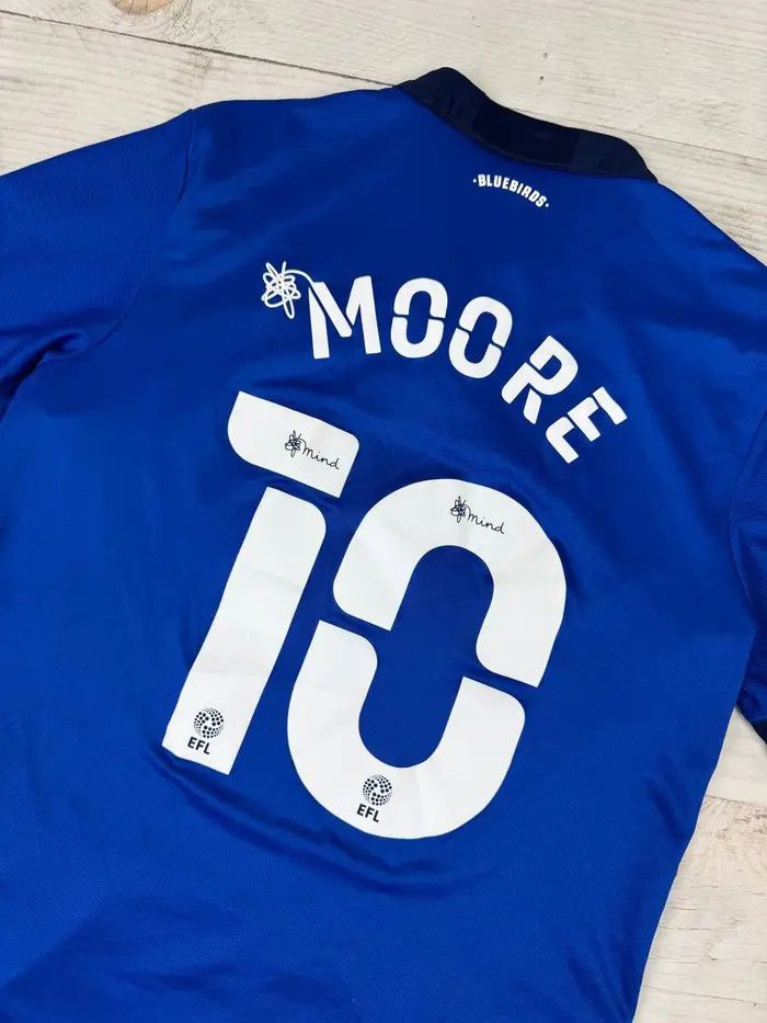 Adidas Adidas Cardiff City 2021 2022 Moore #10 Home Shirt Jersey Size US M / EU 48-50 / 2 - 12 Thumbnail
