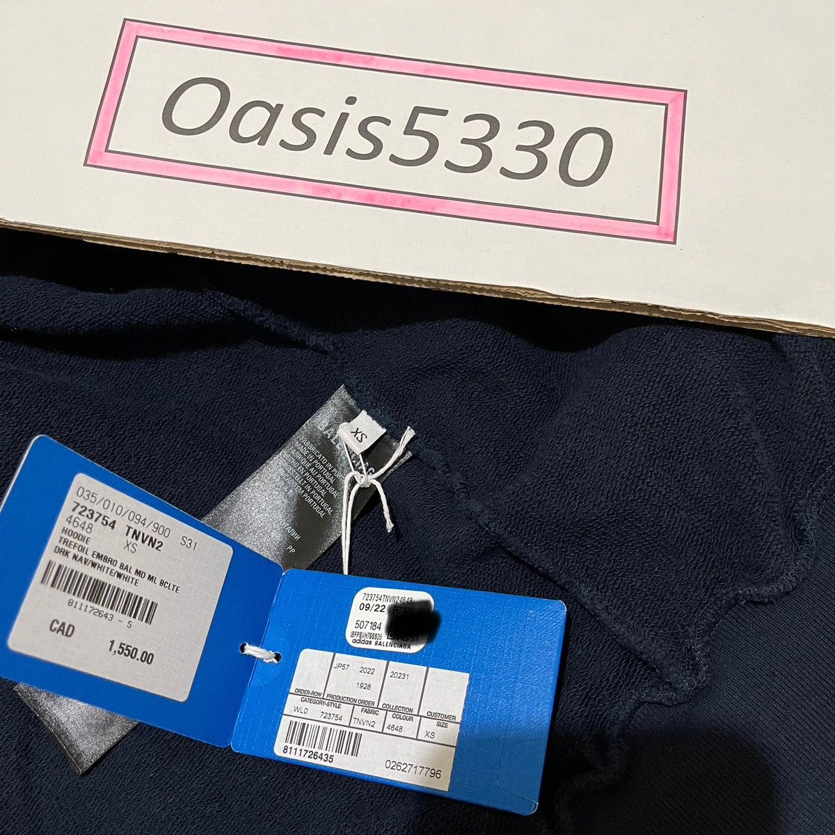 Adidas × Balenciaga Balenciaga x Adidas Hooded Zip up Size US XS / EU 42 / 0 - 4 Thumbnail