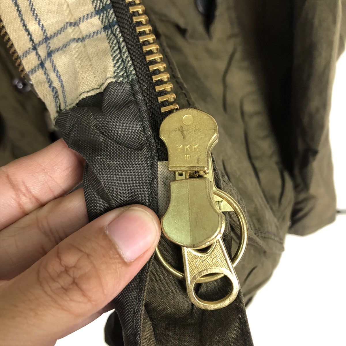 Barbour 📌Hunting Jacket Wax Barbour Blanket Tartan Multi Pocket Size US M / EU 48-50 / 2 - 19 Thumbnail