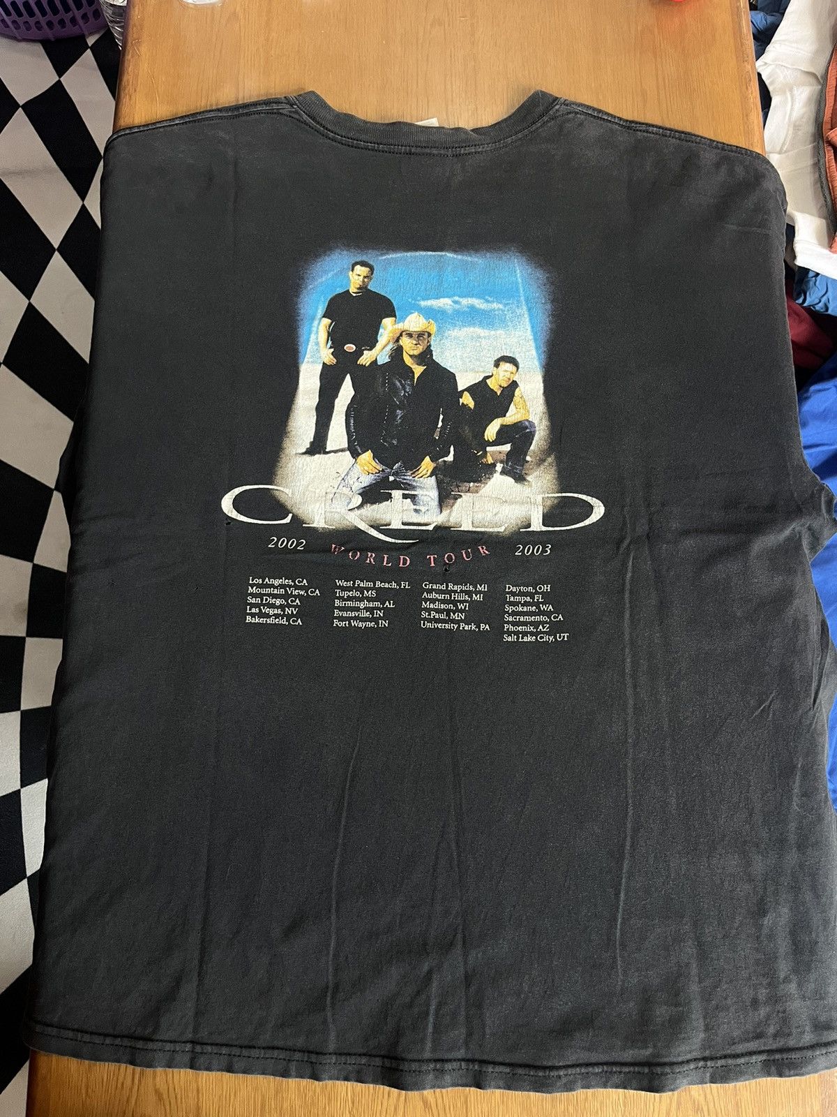 Creed Vintage CREED 2002’s World Tour Tshirt Size US XXL / EU 58 / 5 - 7 Thumbnail