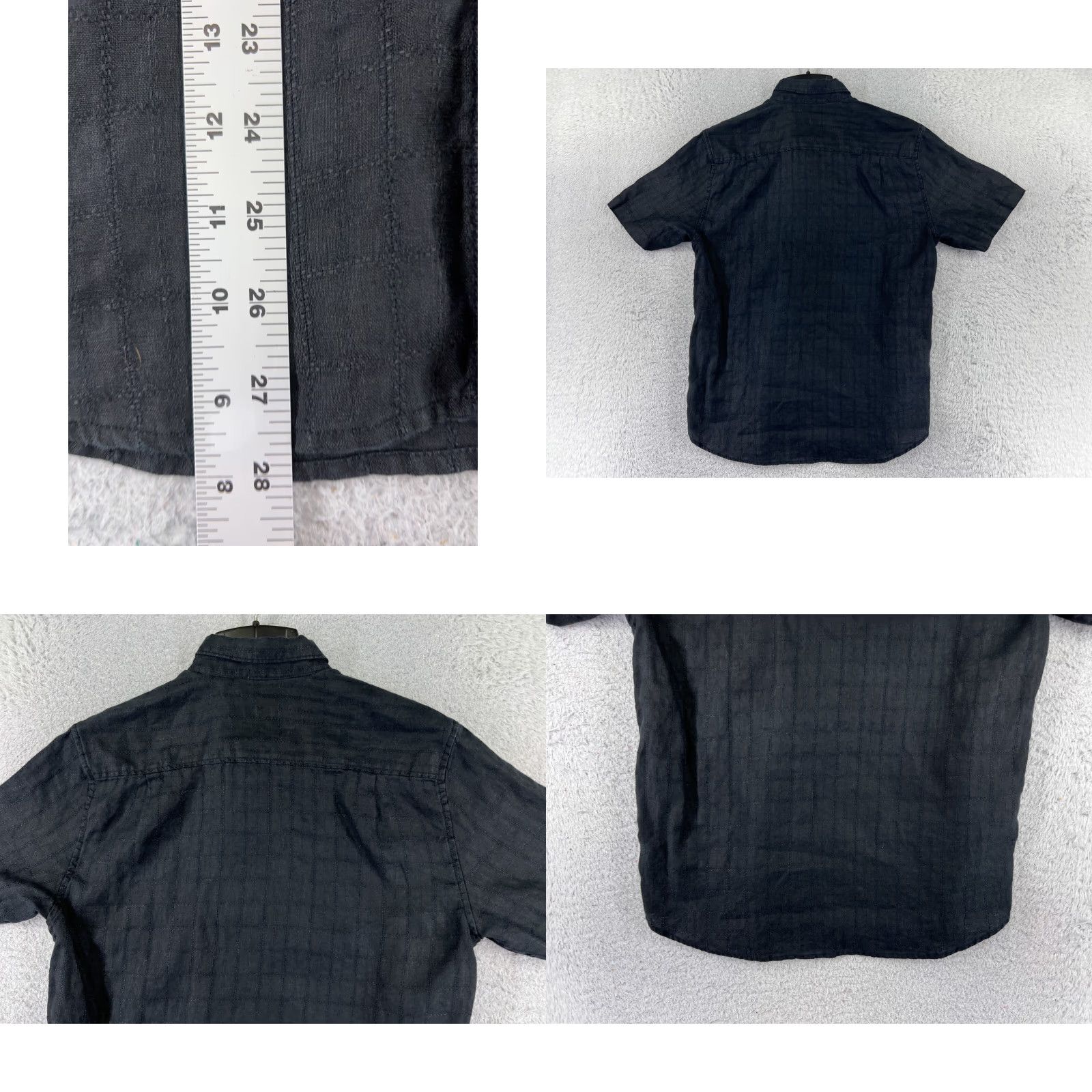 Tommy Bahama Tommy Bahama Shirt Men Small Black Geometric Button Up Linen Hawaiian READ Size US S / EU 44-46 / 1 - 9 Thumbnail