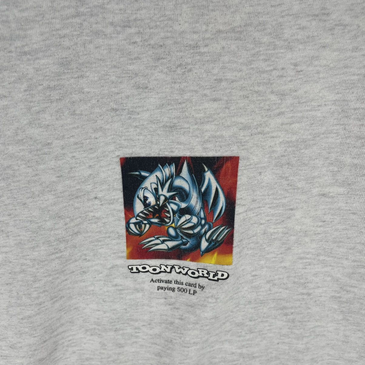 Anime Vintage Yu Gi Oh Toon World Blue Eyes White Dragon Size US L / EU 52-54 / 3 - 2 Thumbnail