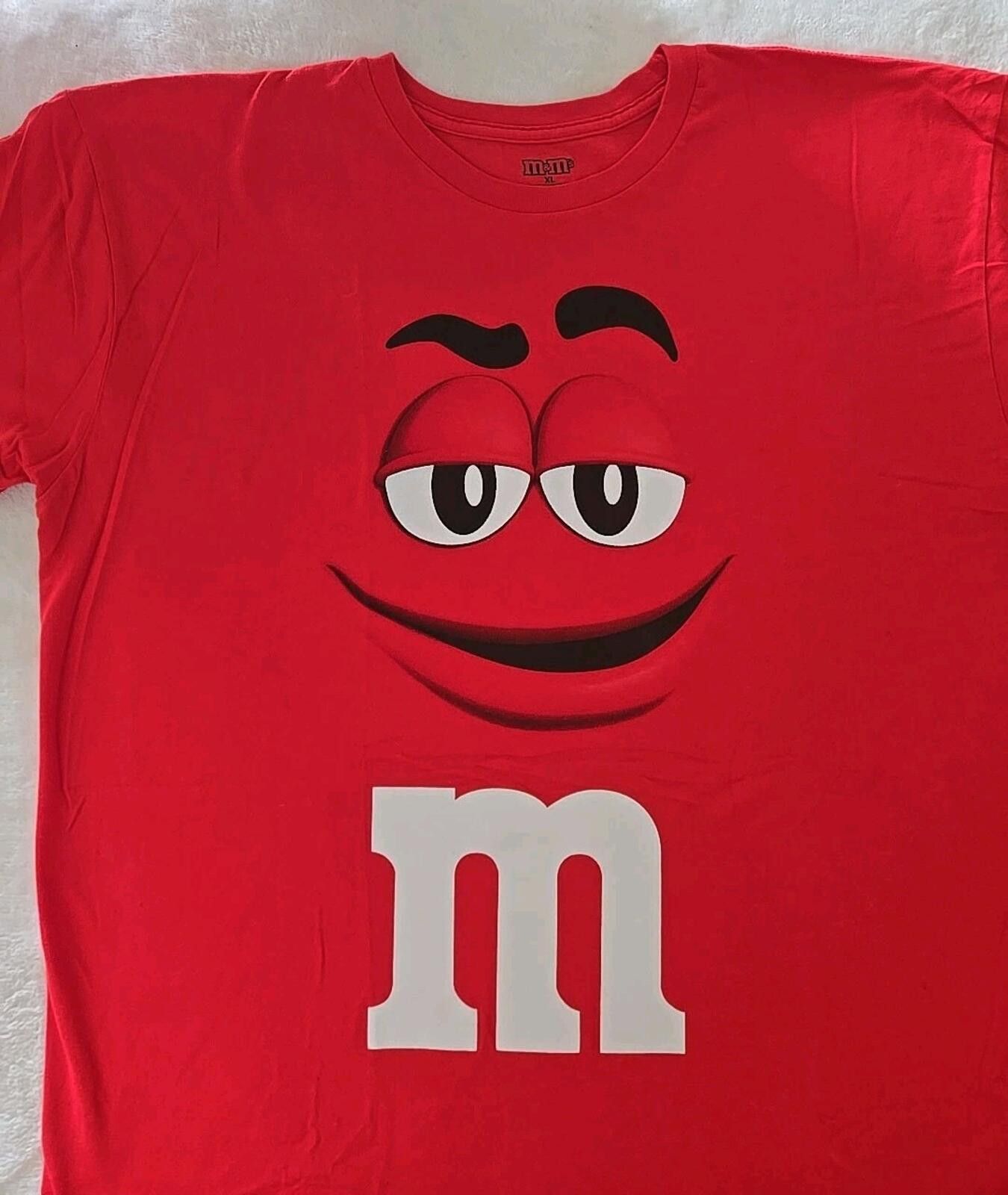 Other Vintage M&M's World Logo Face Graphic T-Shirt Mens XL Red Size US XL / EU 56 / 4 - 2 Thumbnail