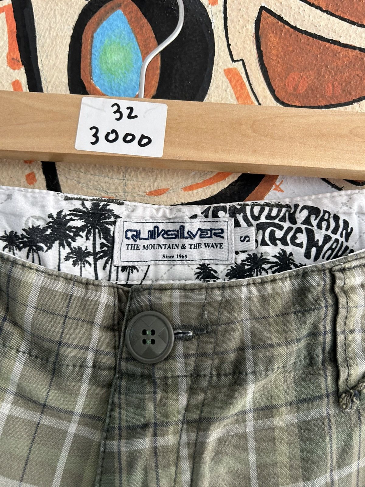 Quiksilver Quicksilver Striped Cargo Shorts Size US 32 / EU 48 - 6 Thumbnail