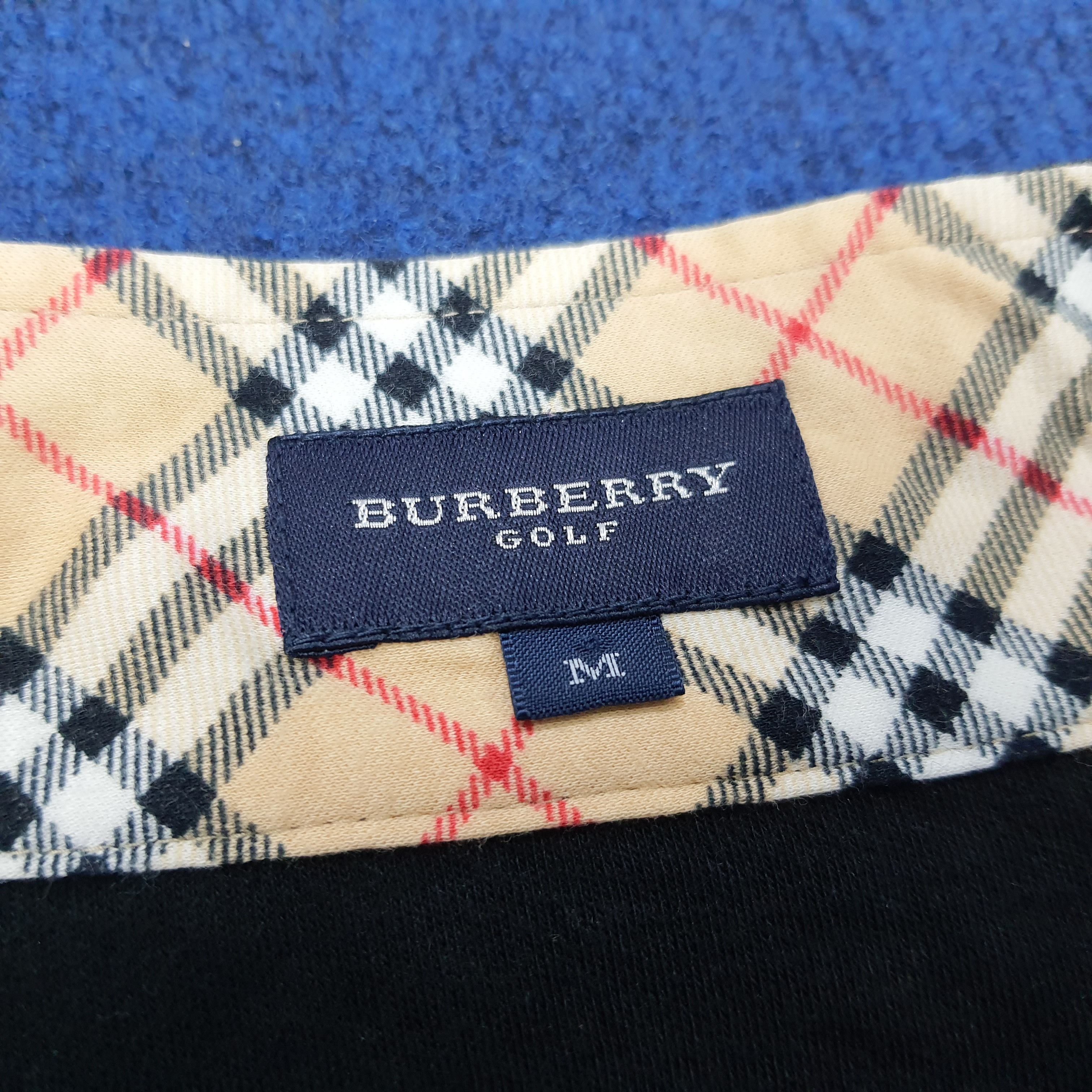 Burberry × Vintage Vintage Burberry Golf Nova Check Half Zipper Long Sleeve Size S / US 4 / IT 40 - 6 Thumbnail