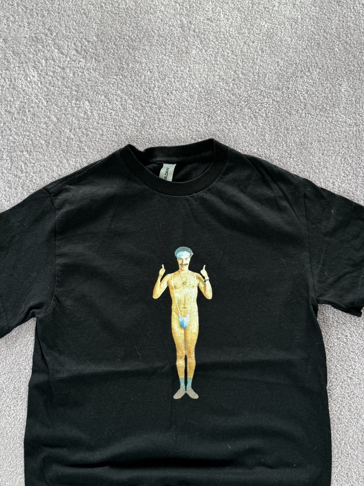 Vintage Borat Movie Humour Funny Print Retro T-Shirt Size S / US 4 / IT 40 - 2 Thumbnail
