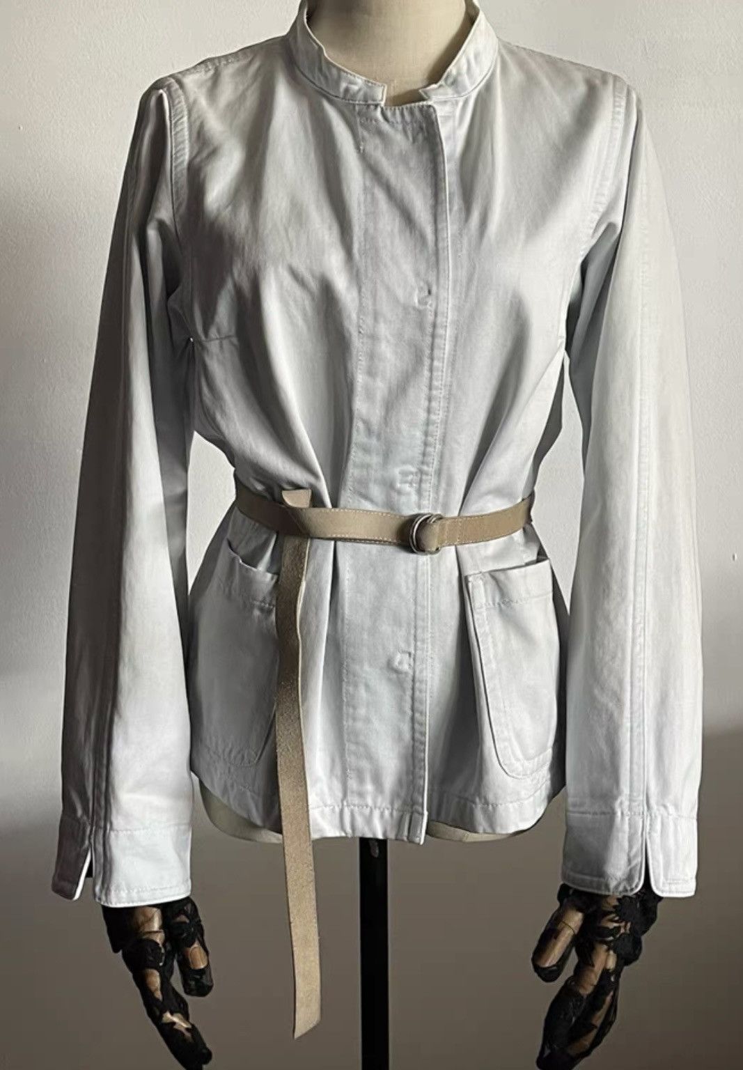 Dries Van Noten Dries Van Noten｜11ss leather belt suit jacket Size M / US 6-8 / IT 42-44 - 3 Thumbnail