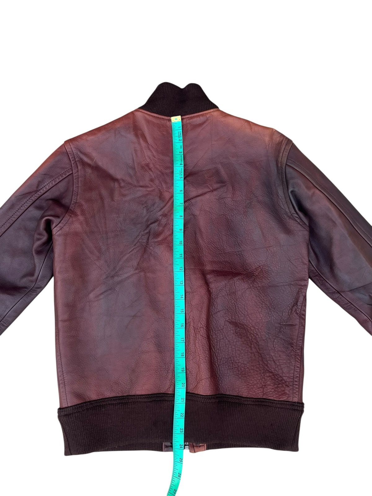 N.Hoolywood SAMPLE Only N.Hoolywood Japan Fade Patina Leather Jacket Size US S / EU 44-46 / 1 - 19 Thumbnail