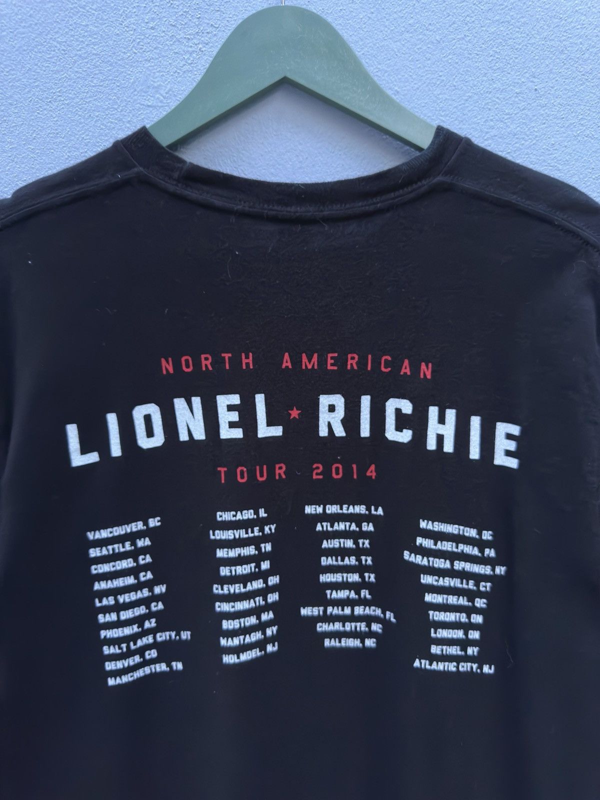 Band Tees Lionel Richie North American Tour 2014 A54 Size US S / EU 44-46 / 1 - 4 Thumbnail