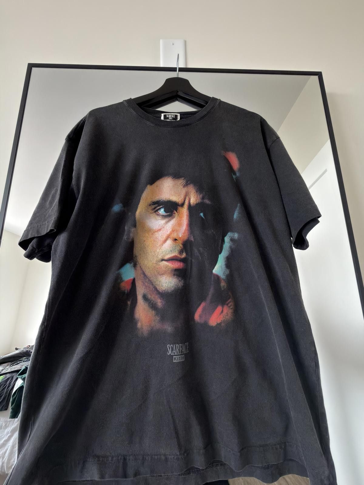 Kith for Scarface Film Poster Vintage Tee Black
