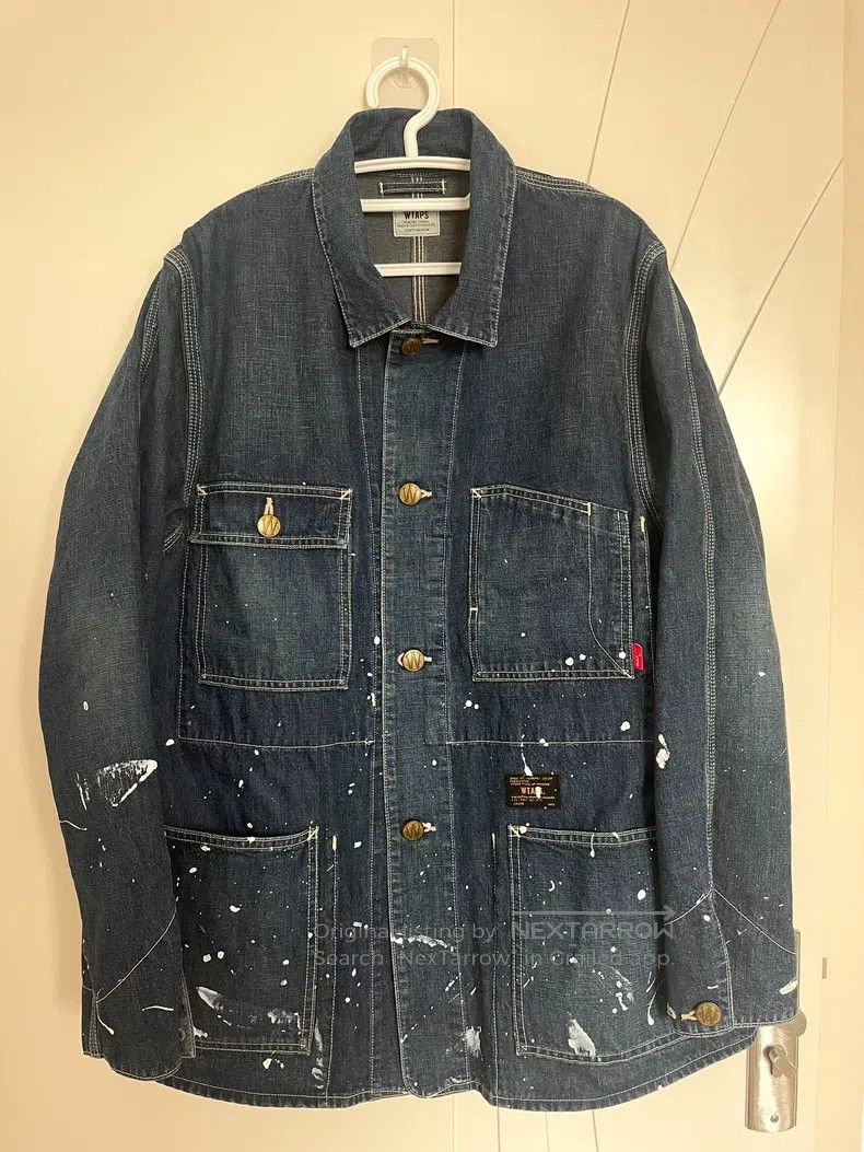 Wtaps Wtaps A denim jacket with ink splashes and denim Size US M / EU 48-50 / 2 - 1 Thumbnail