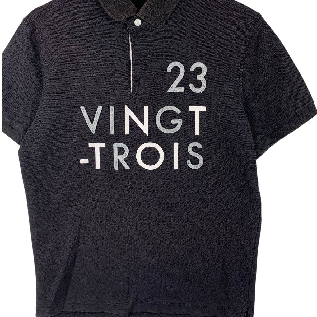 Vintage JAPAN DESIGNER 23 Vignt Trois Golf Collection Polo Tee Shirt Size US L / EU 52-54 / 3 - 3 Thumbnail