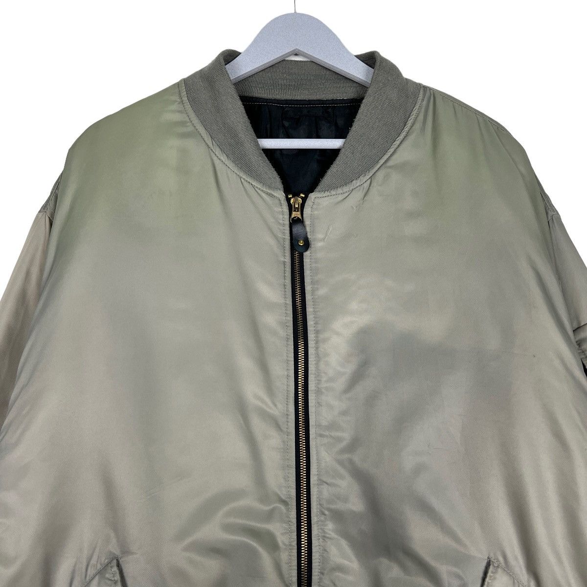 Japanese Brand 🔥 RARE RIOT RIOT MA-1 DESTROY BOMBER JACKET Size US XXL / EU 58 / 5 - 3 Thumbnail