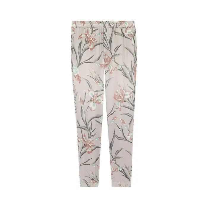 o1bcso1str0325 Relaxed Pants In Floral Satin in Multicolor