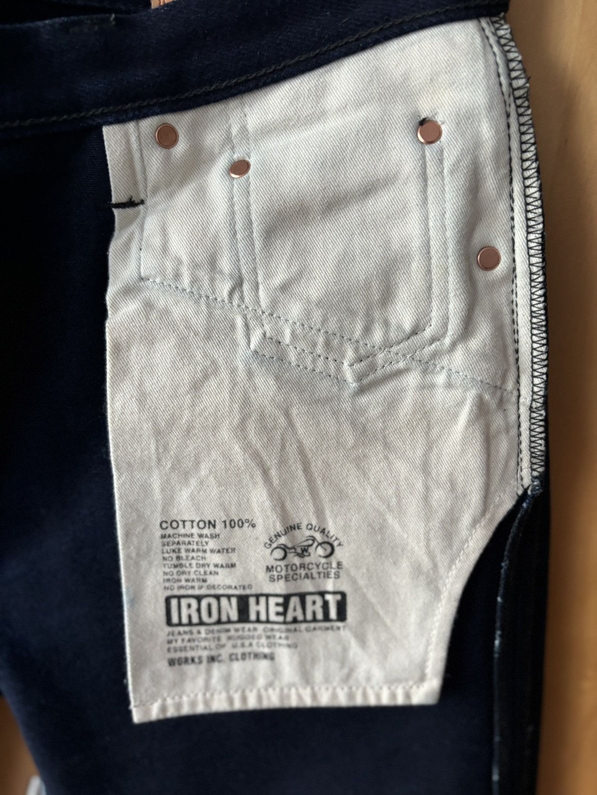 Iron Heart IH 555SG Size US 34 / EU 50 - 9 Thumbnail