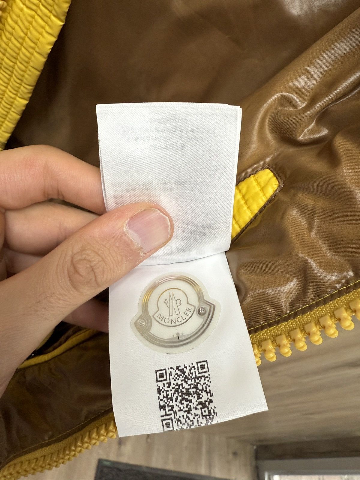 Moncler Moncler Yellow Maya Puffer Jacket Size US XL / EU 56 / 4 - 20 Thumbnail