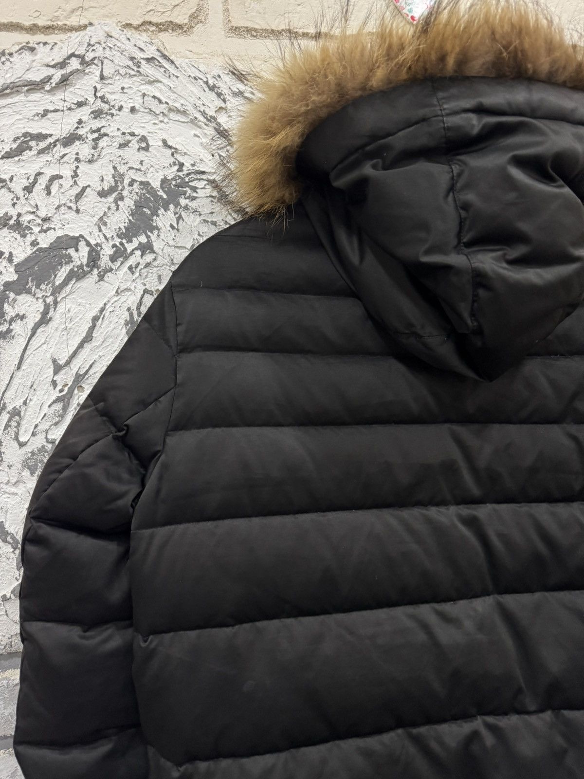 Sandro Sandro Paris Kasie Down Puffer Coat Fox Fur Trim Hood Size 3 Size L / US 10 / IT 46 - 11 Thumbnail
