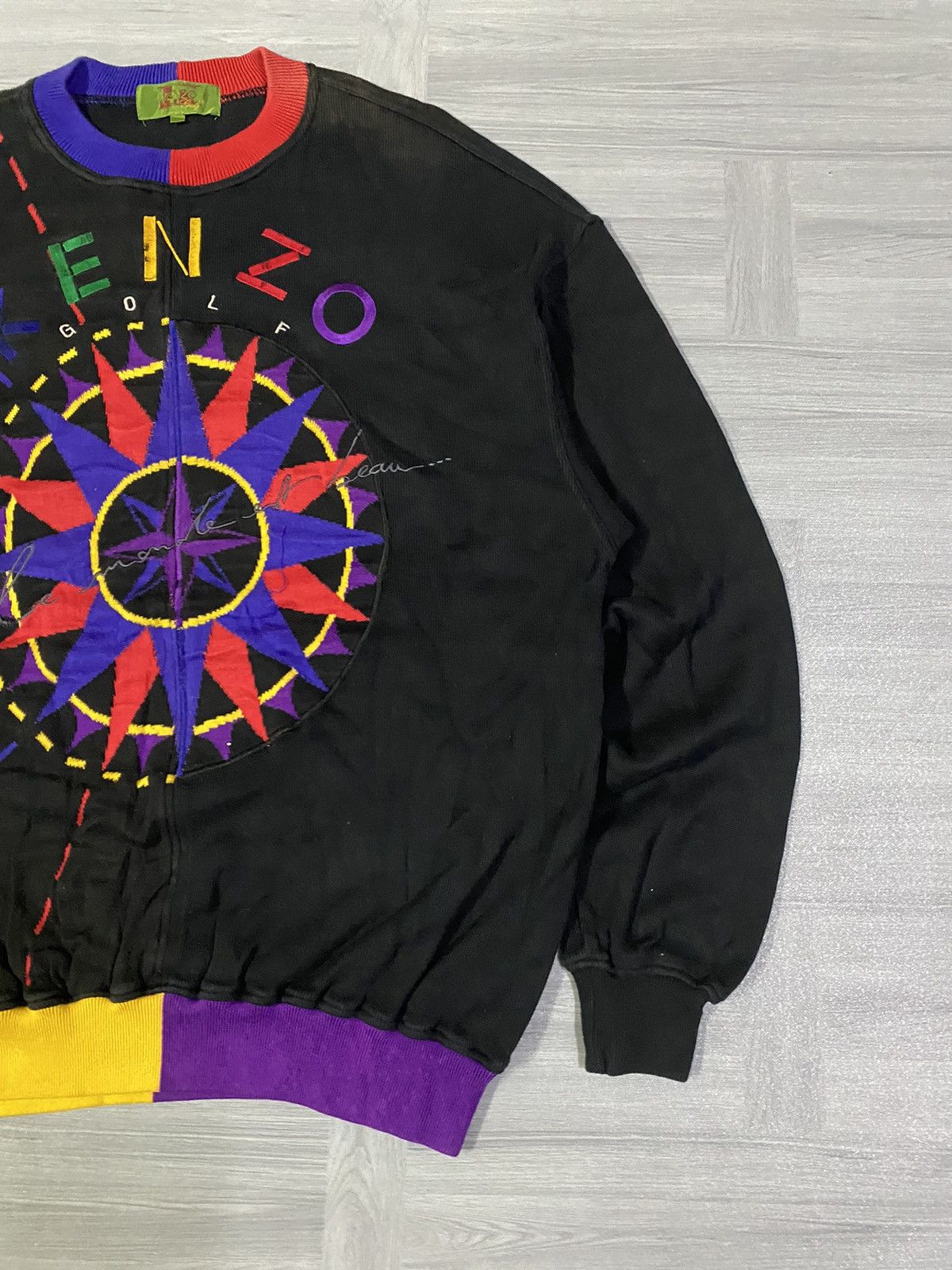 Kenzo Vintage Kenzo Golf Sweatshirt Embroidery Kenzo Golf Big Logo Size US L / EU 52-54 / 3 - 4 Thumbnail
