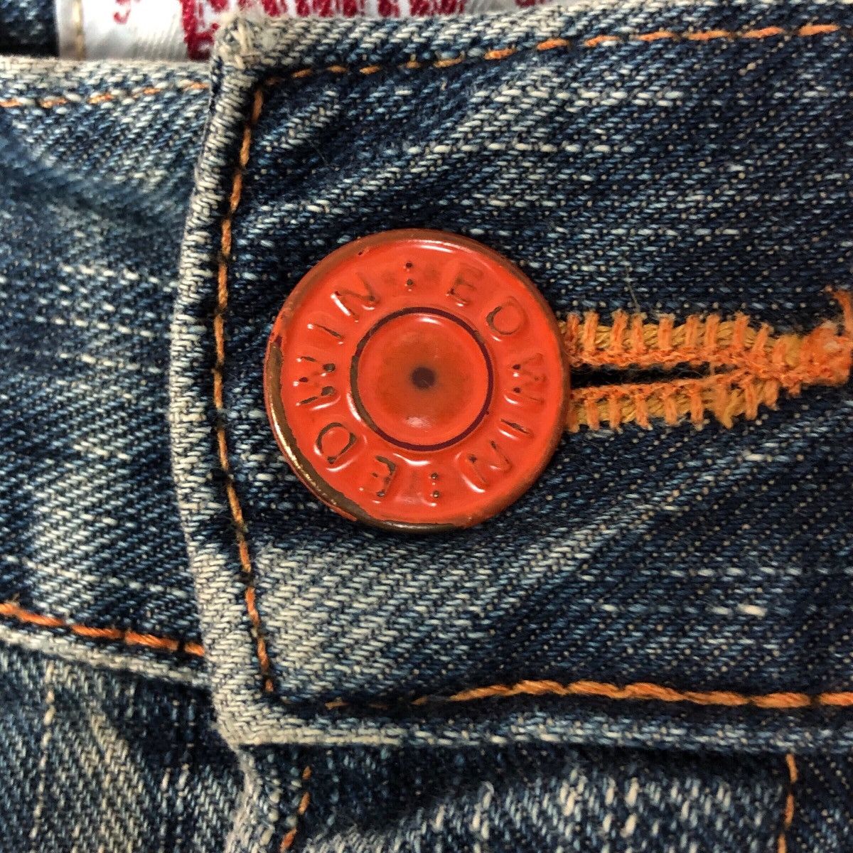 Edwin Vintage Edwin Faded Whiskers Denim Jeans Size US 32 / EU 48 - 3 Thumbnail