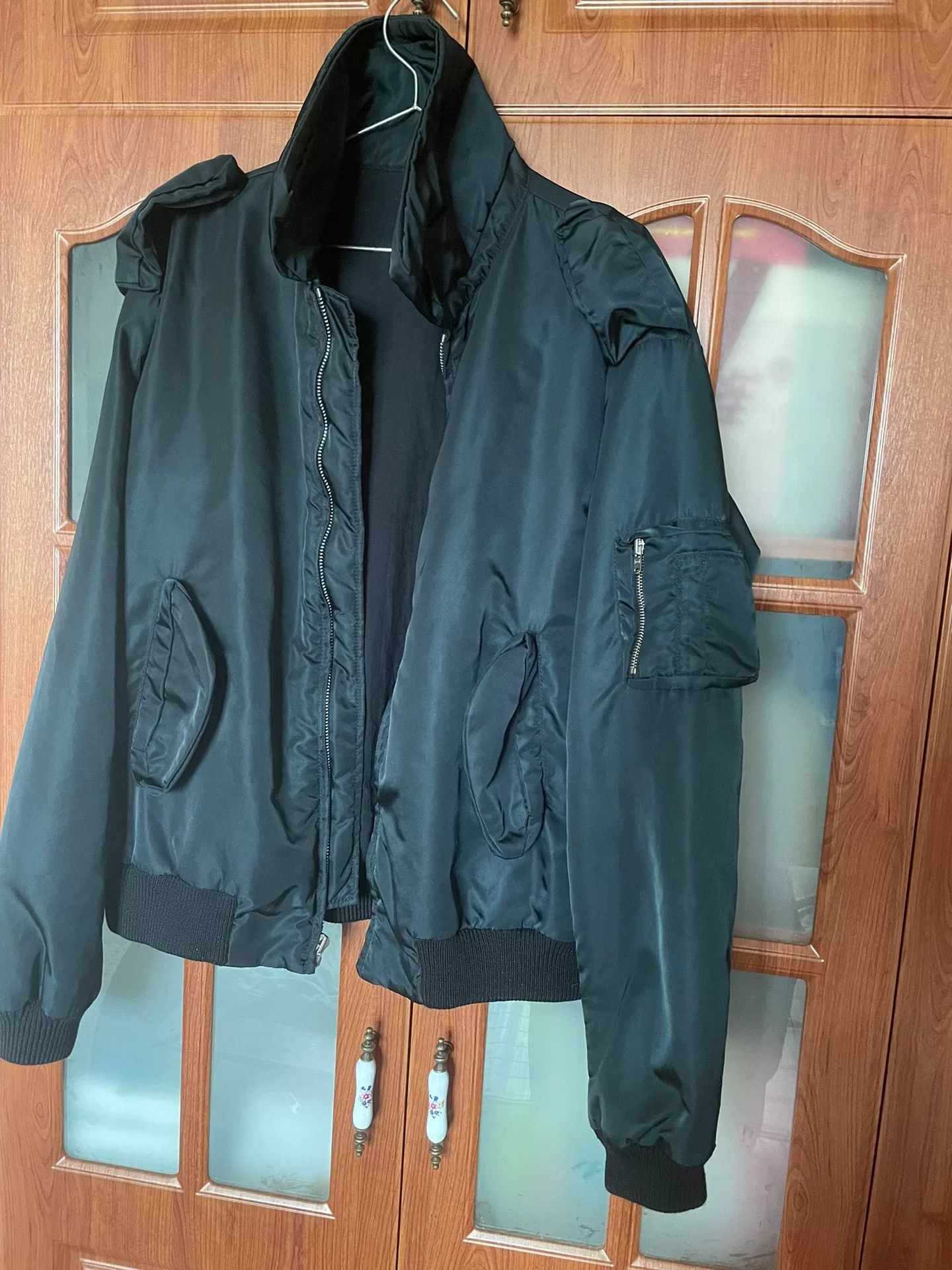 Maison Margiela MM6 Long MA-1 Bomber Jacket - s32aa0111 s44815