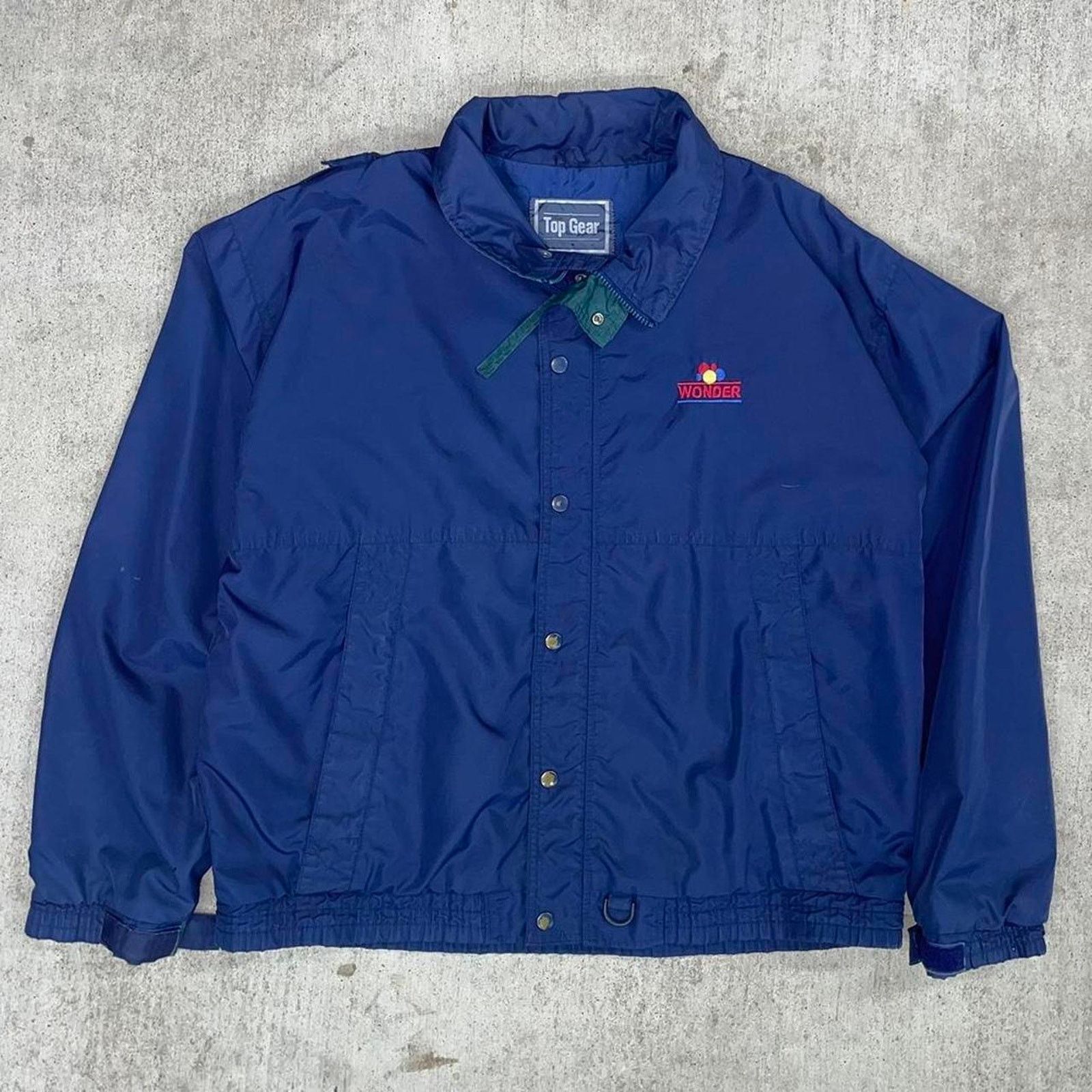 Vintage Vintage top gear windbreaker jacket Size US L / EU 52-54 / 3 - 1 Thumbnail