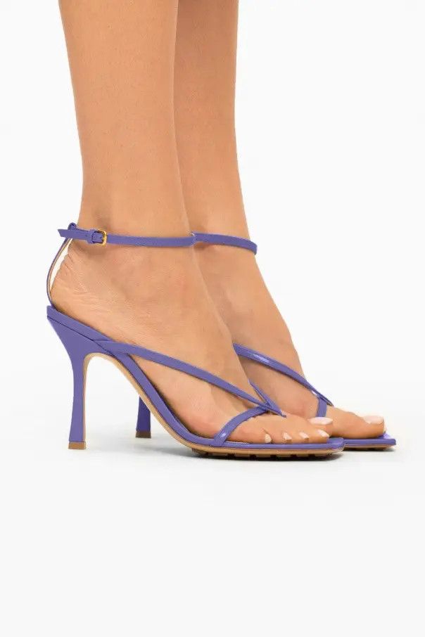 Bottega Veneta o1n1vont1125 Stretch Strap Sandals in Purple Size US 8 / IT 38 - 3 Thumbnail