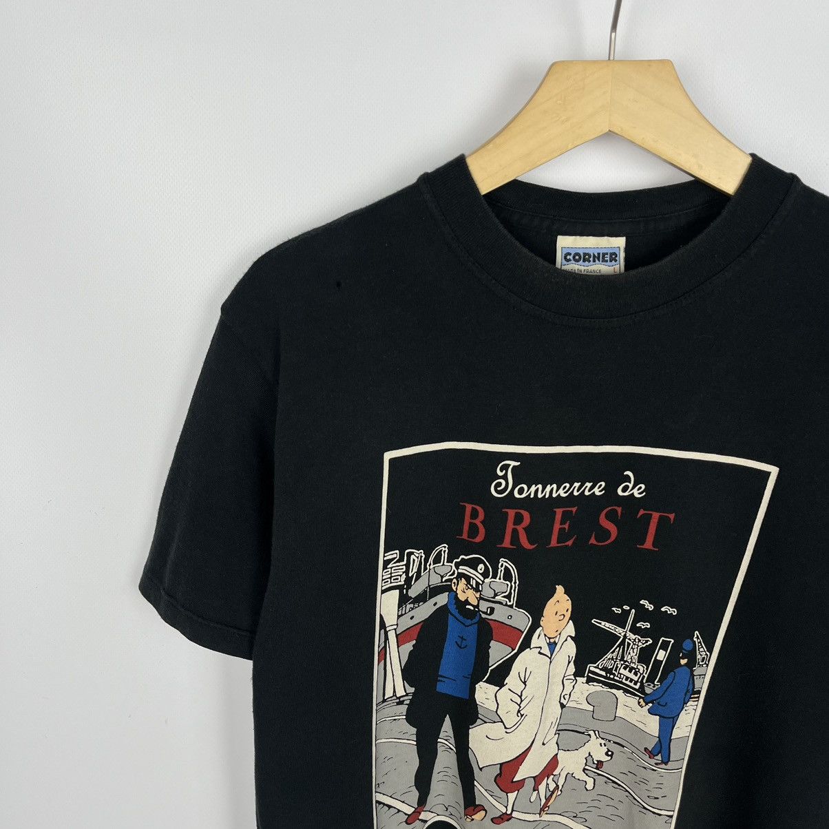 Cartoon Network Vintage Tin Tin Adventures cartoon rare tee 1993 Size US M / EU 48-50 / 2 - 4 Thumbnail